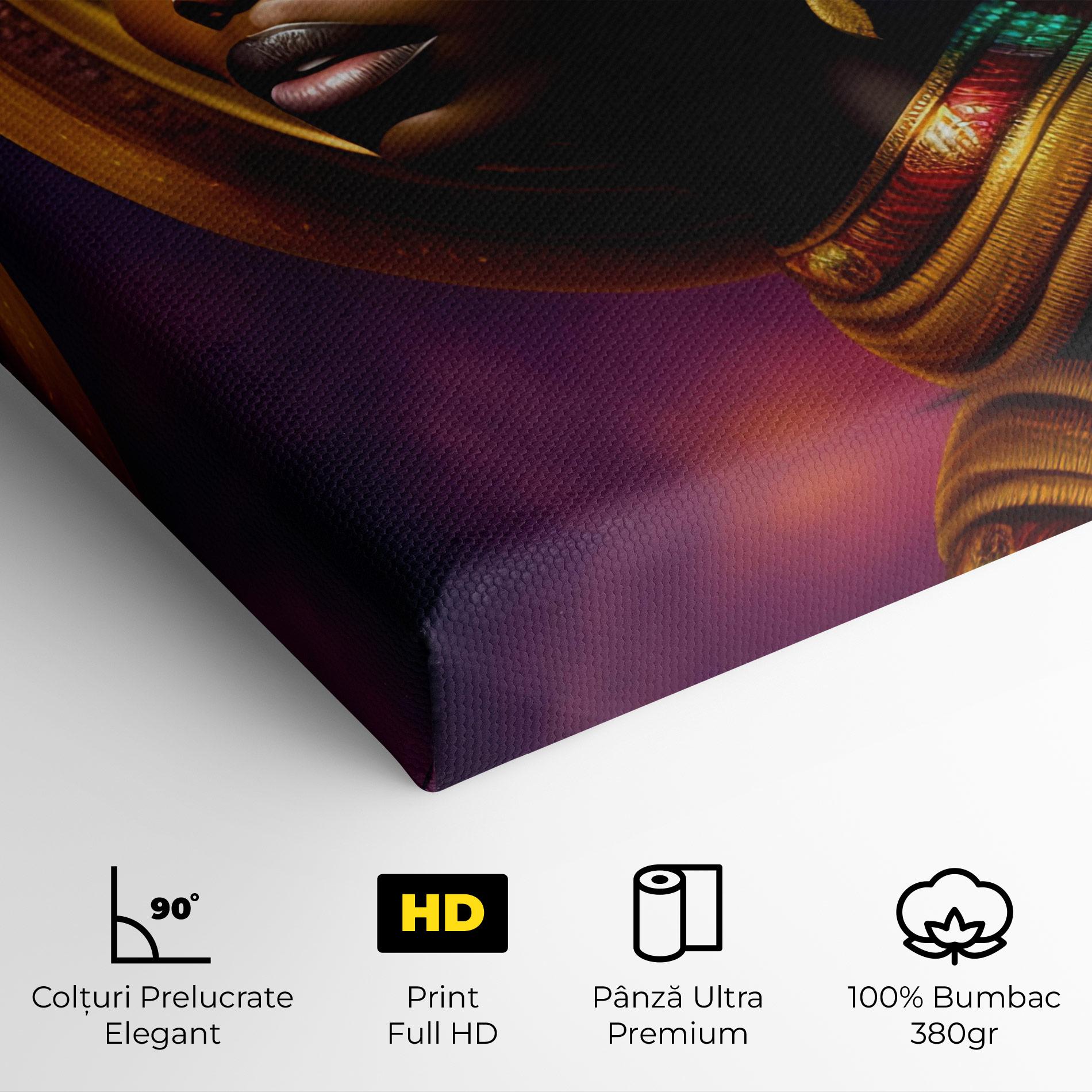 Tablou Canvas Golden Crown Woman mockup 4