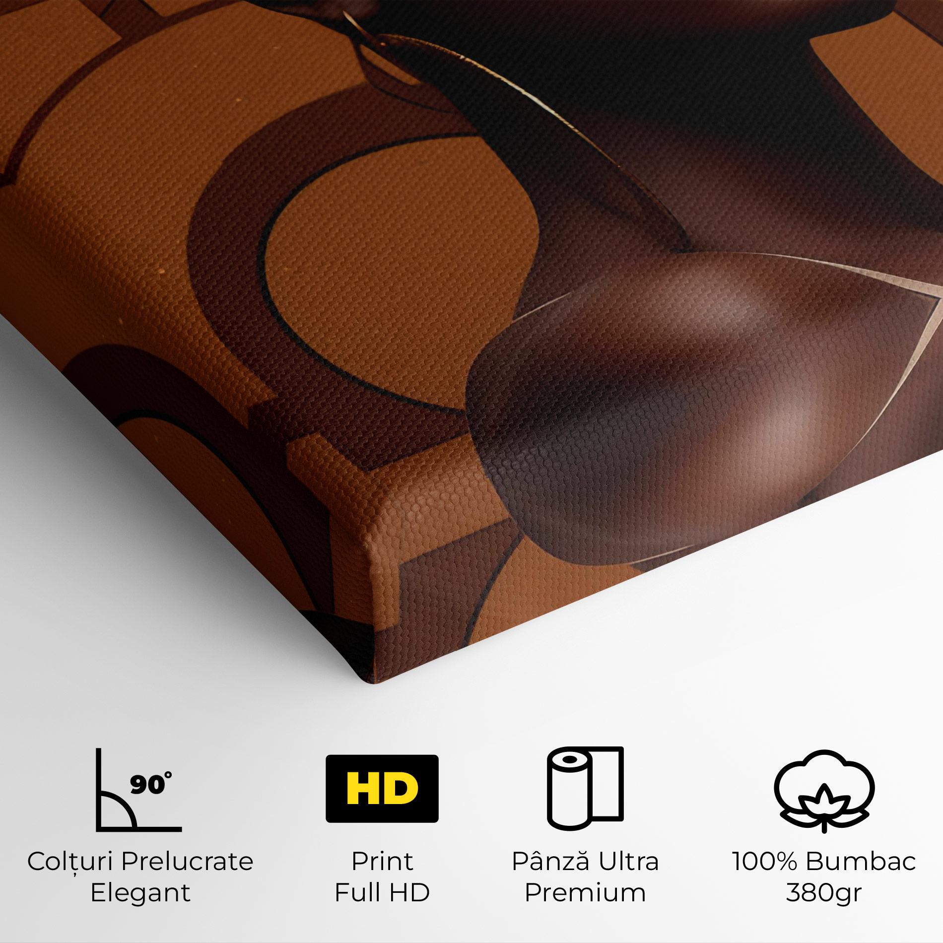 Tablou Canvas Interesting African Makeup mockup 4