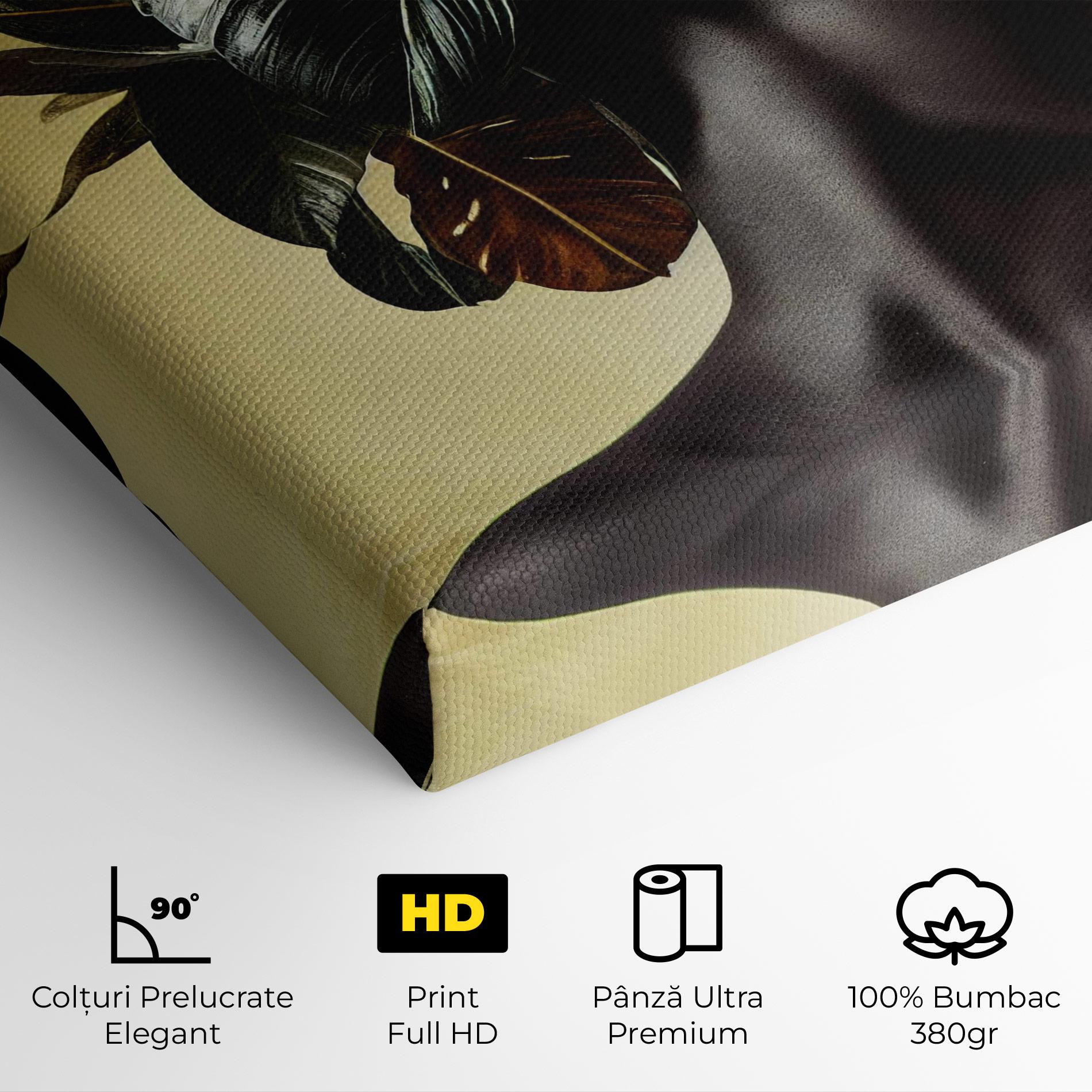 Tablou Canvas Leaf Woman mockup 4