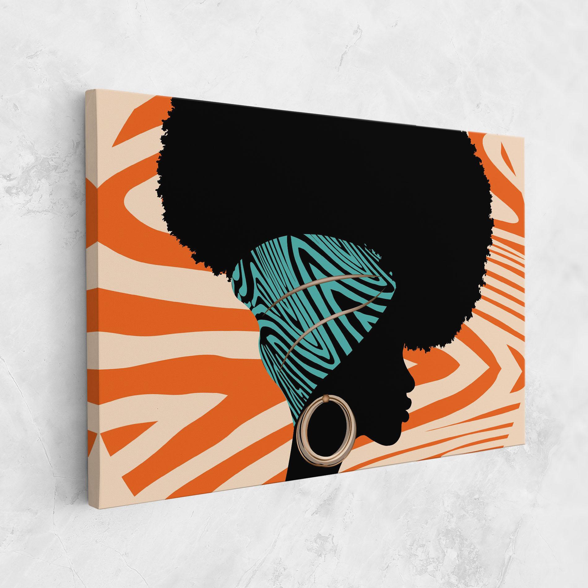 Tablou Canvas African Bandana mockup 1