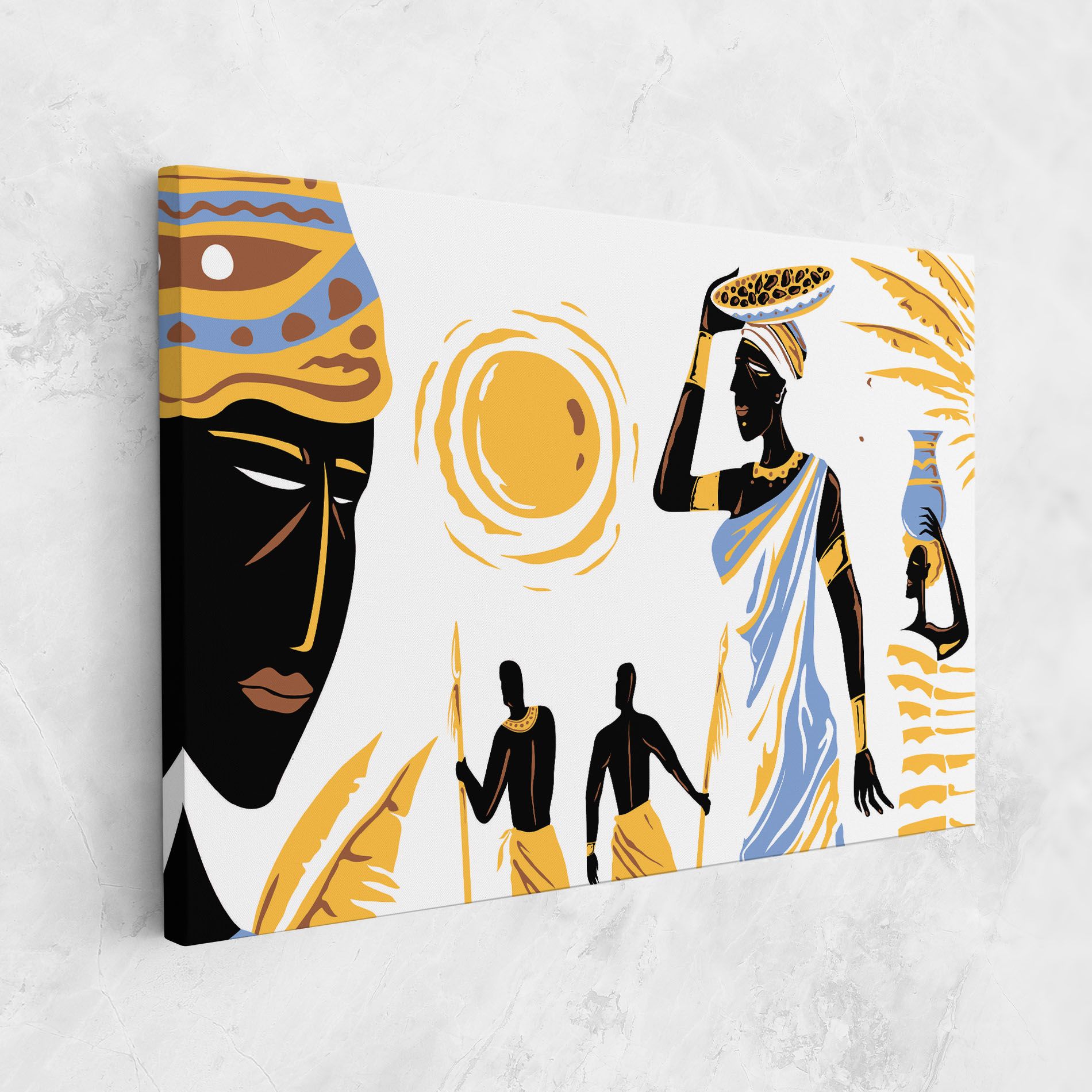 African Drawing mockup 1