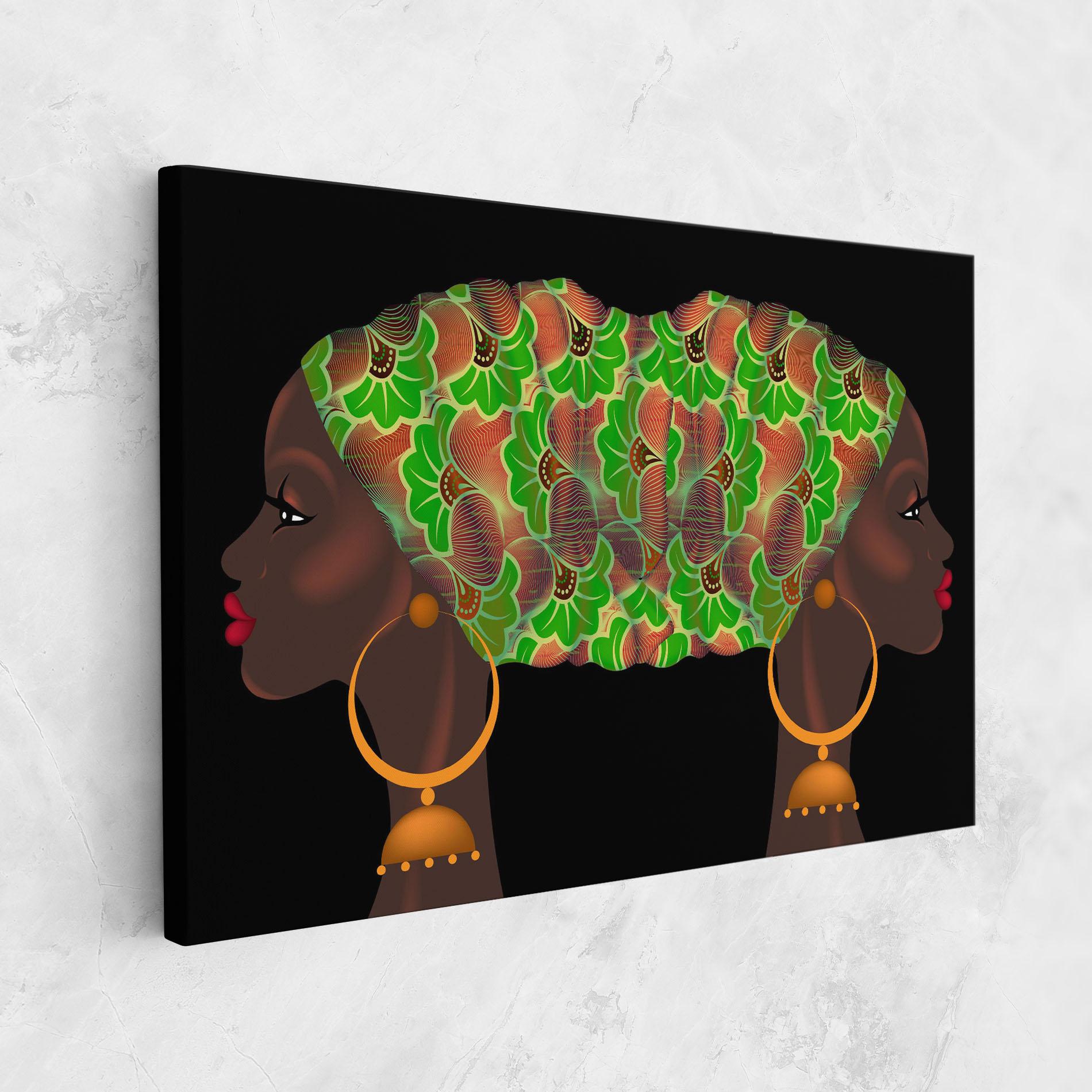 Tablou Canvas Ankara Headwrap mockup 1