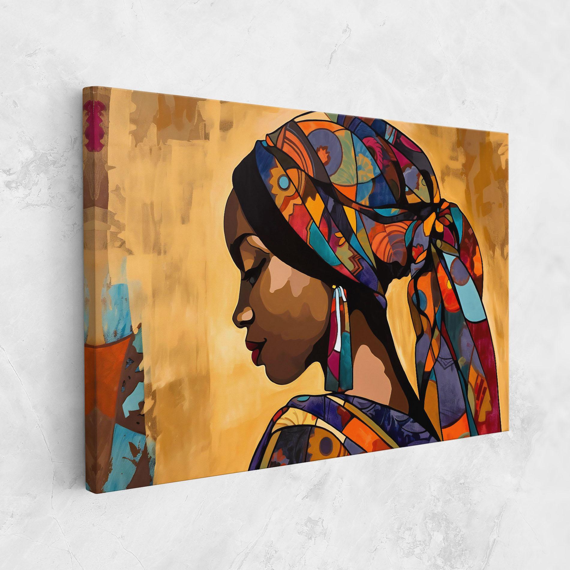 Tablou Canvas Headscarf Pretty Woman mockup 1