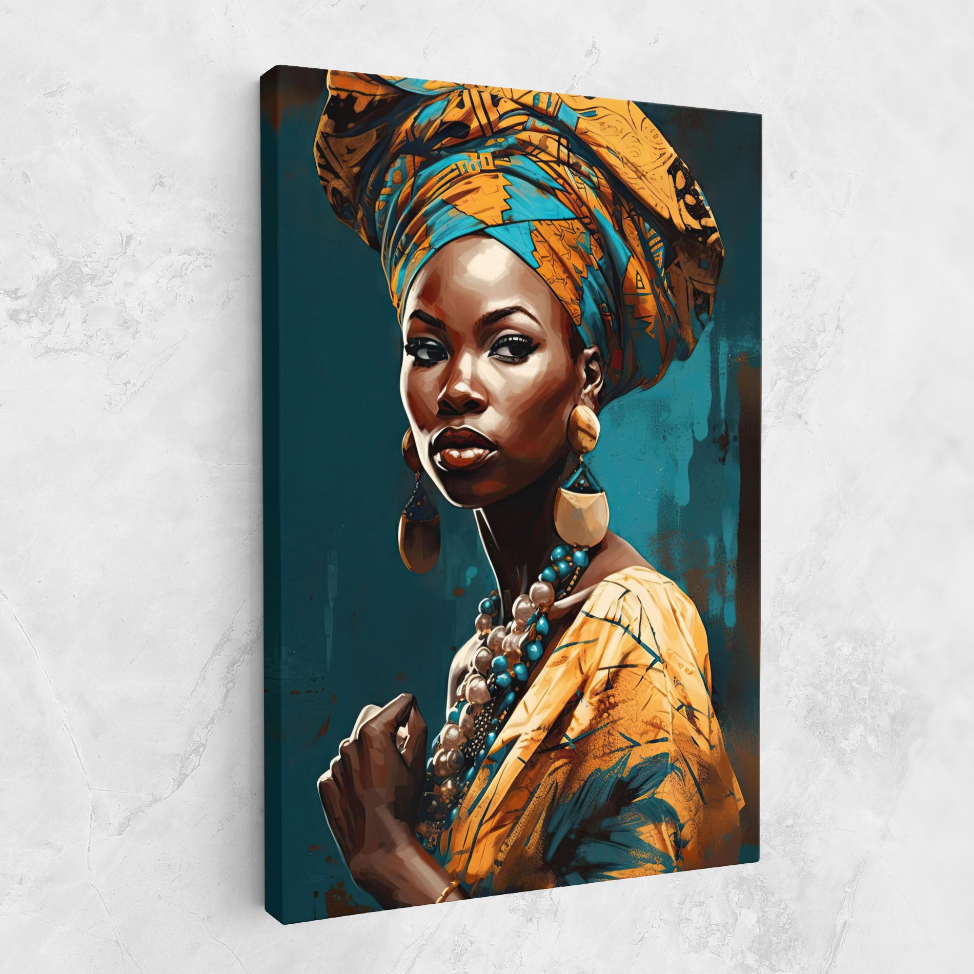 Azure Chic Woman mockup 1