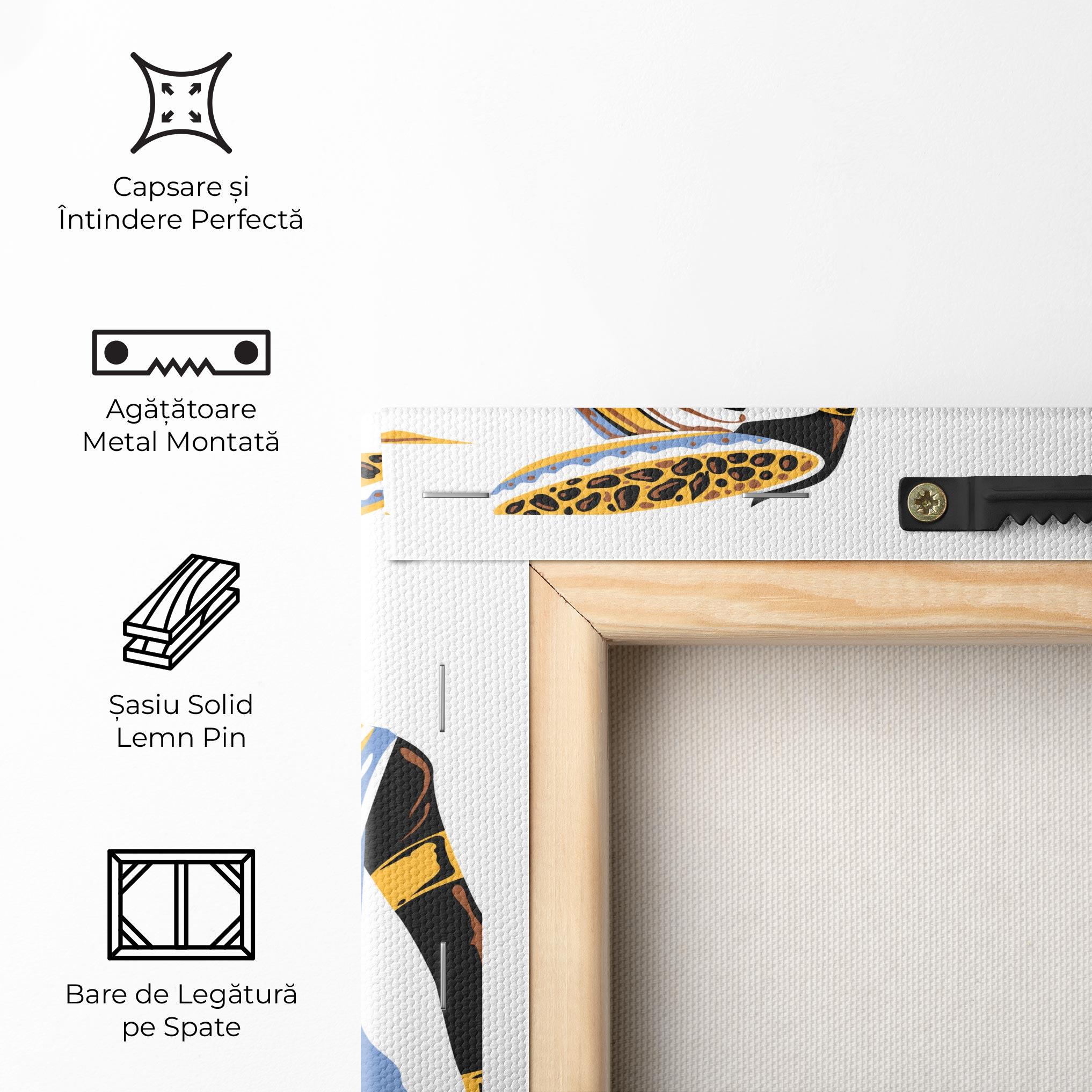 Tablou Canvas African Drawing mockup 5