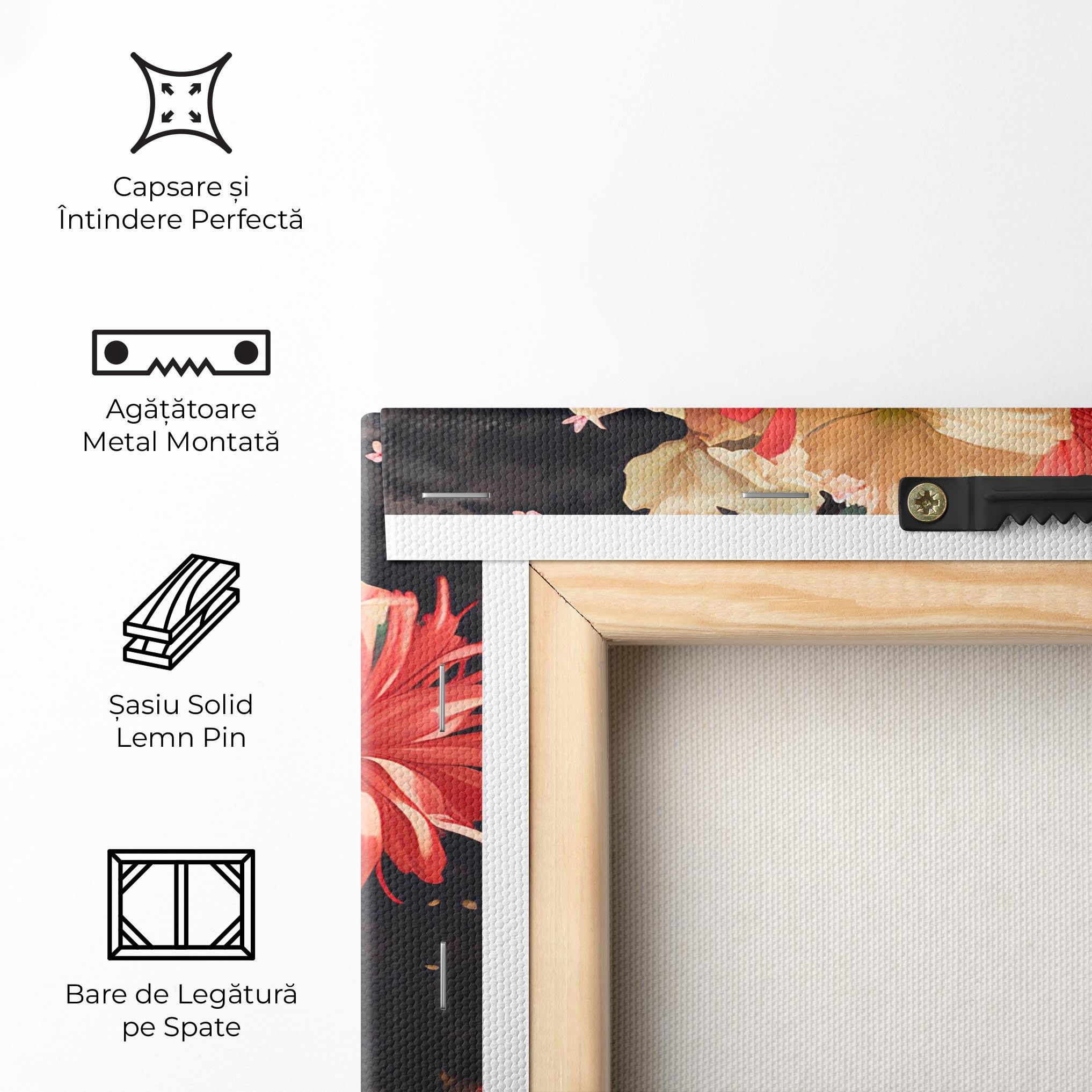 Tablou Canvas African Flower Woman mockup 5