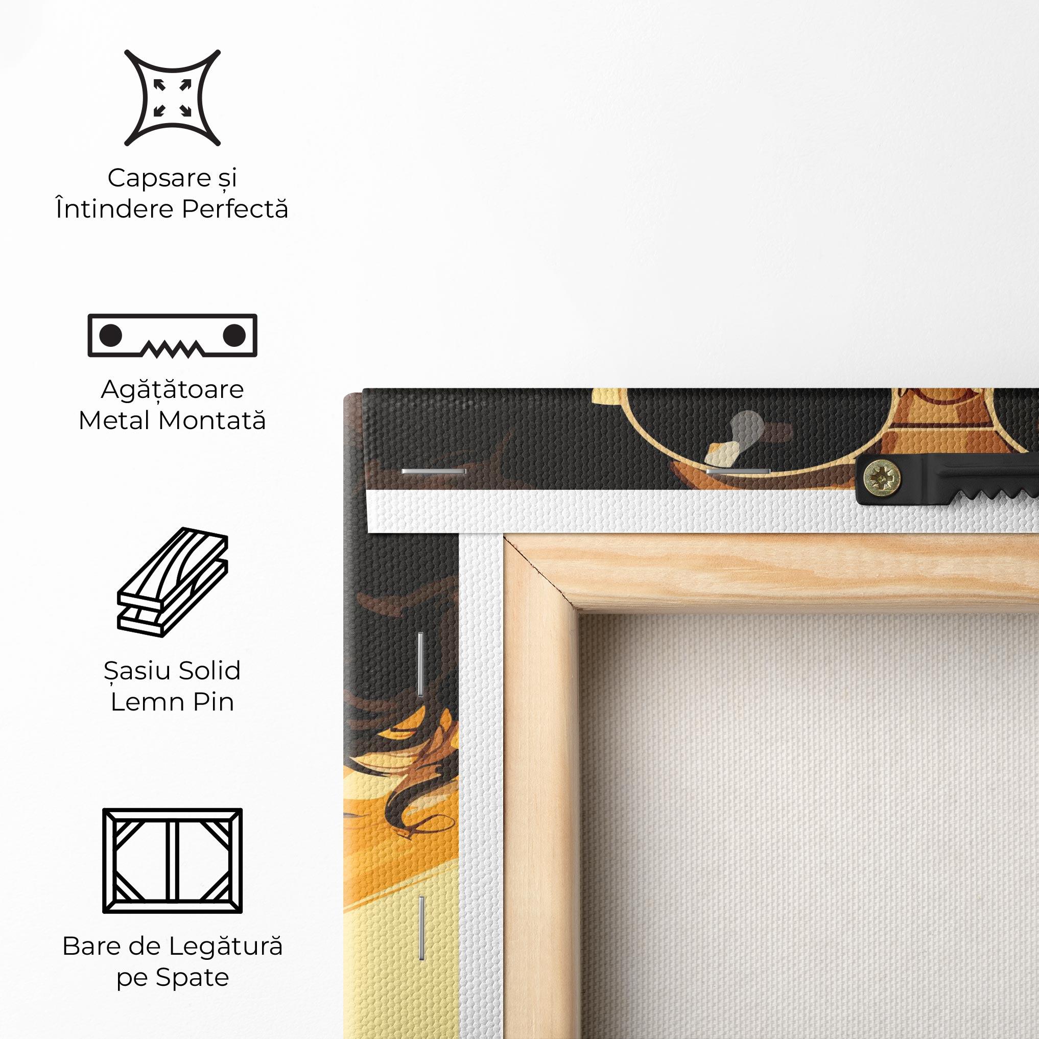 Tablou Canvas African Yellow Woman mockup 5