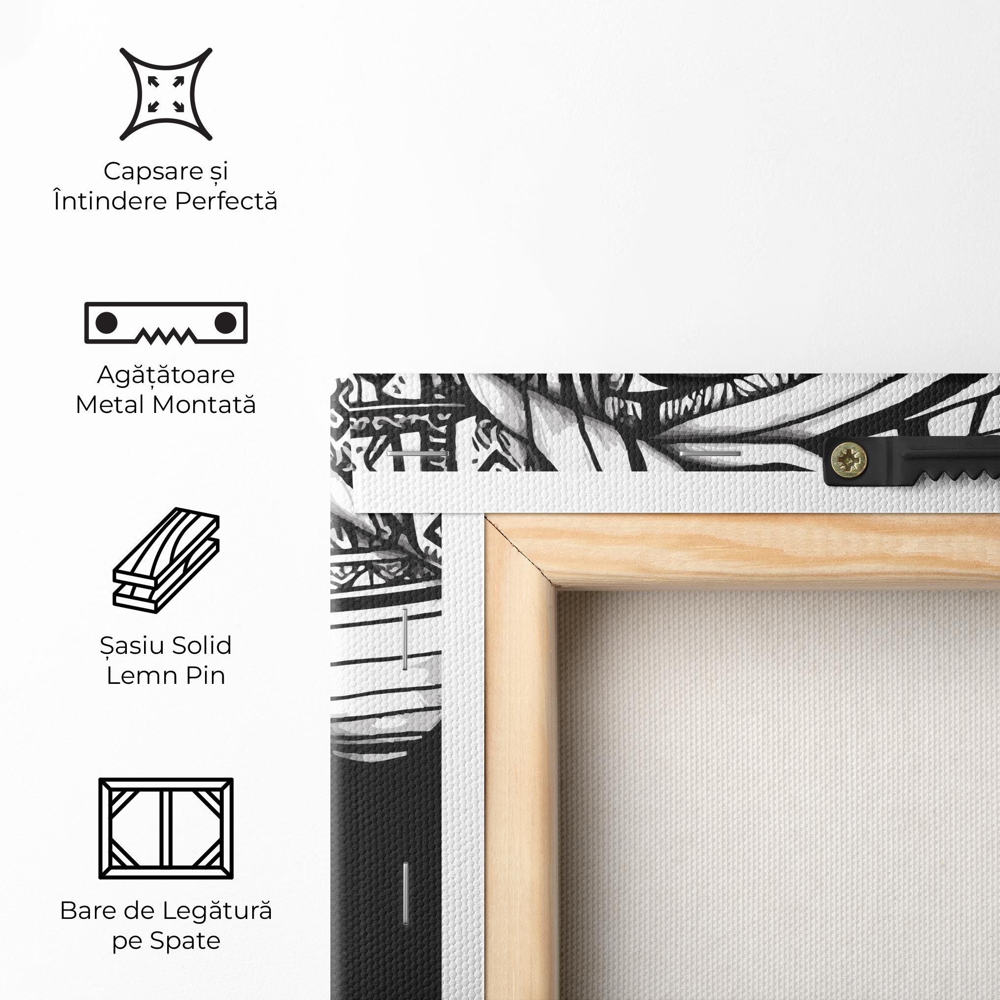 Tablou Canvas Beautiful African Lady mockup 5