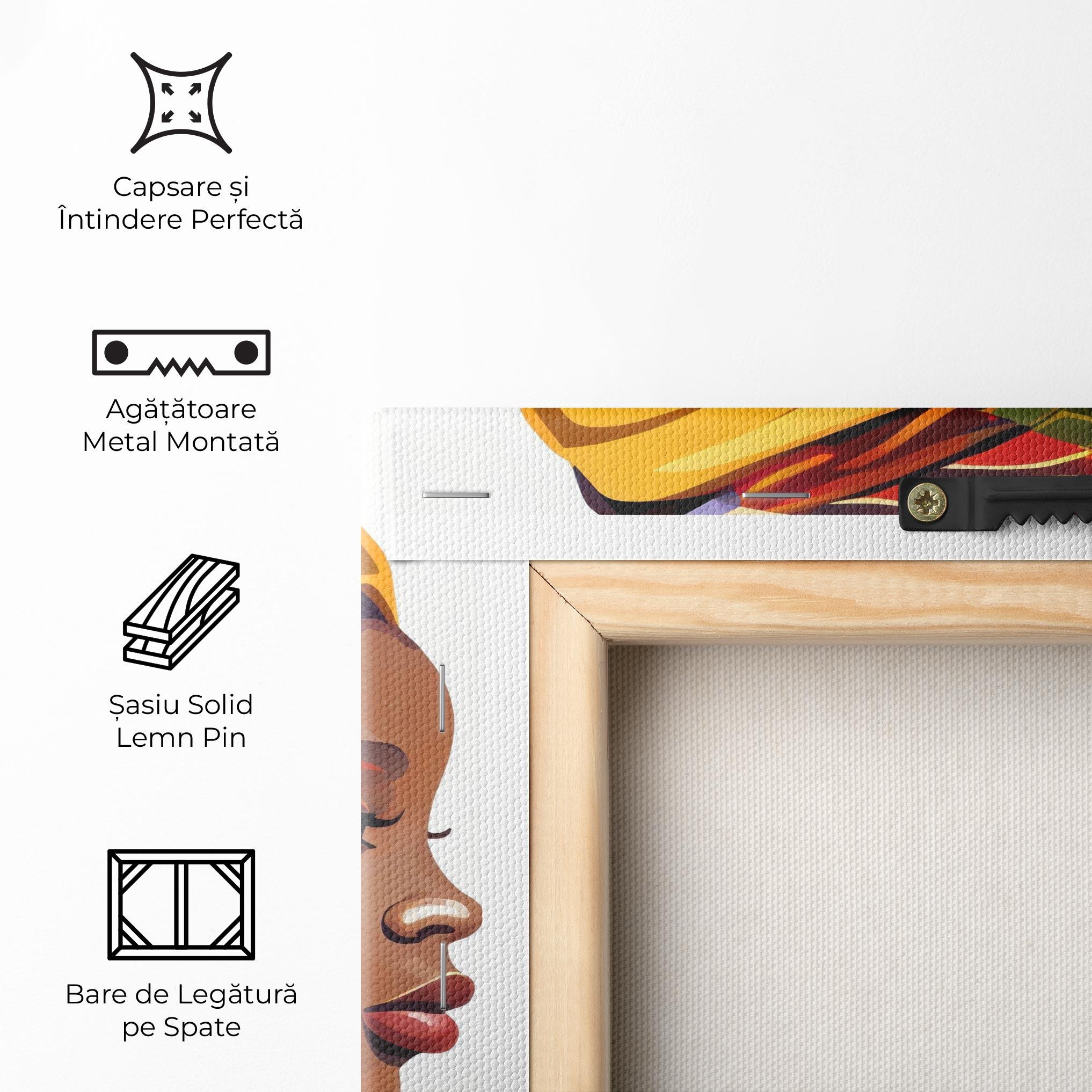 Tablou Canvas Colorful African mockup 5