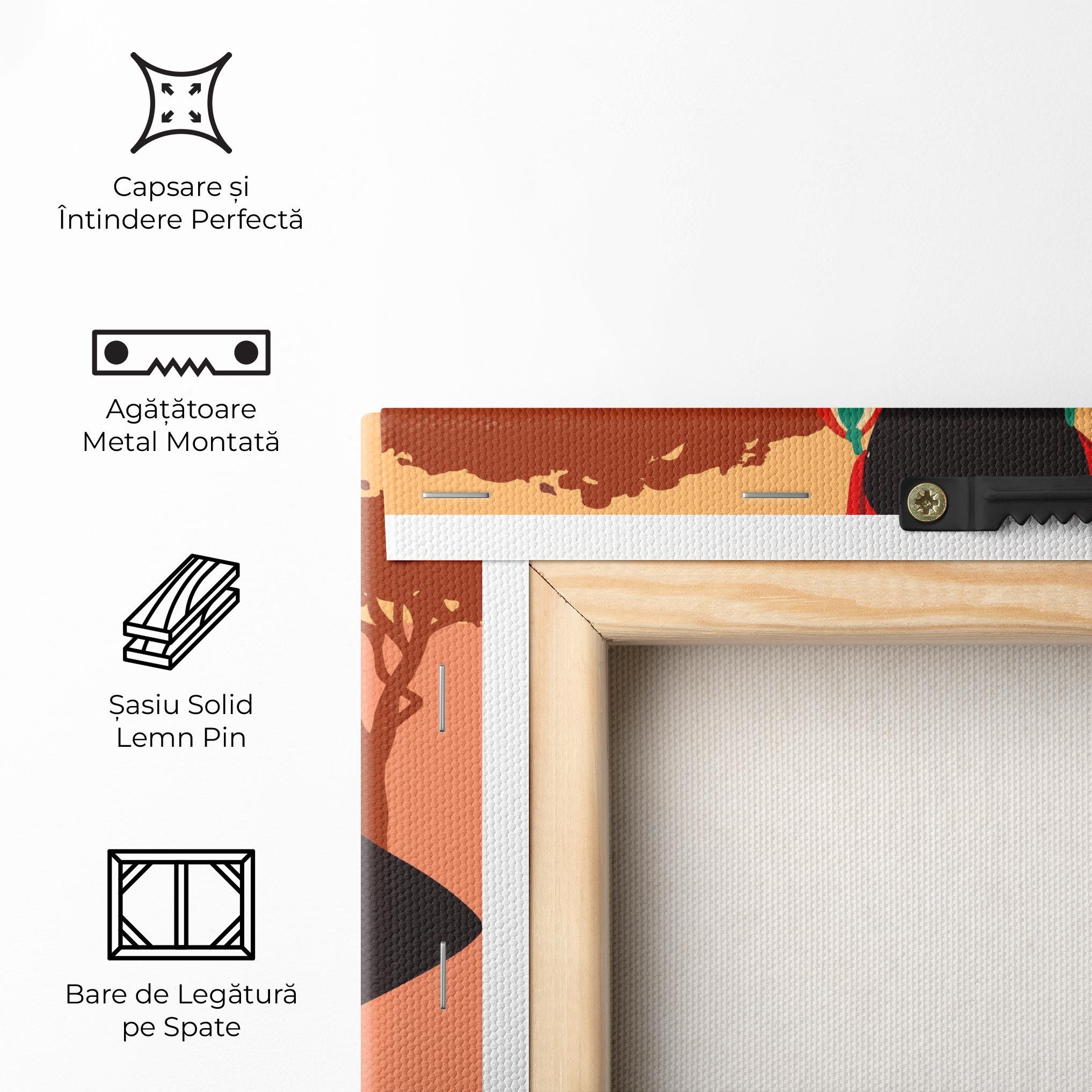 Tablou Canvas Ethnic African Color mockup 5