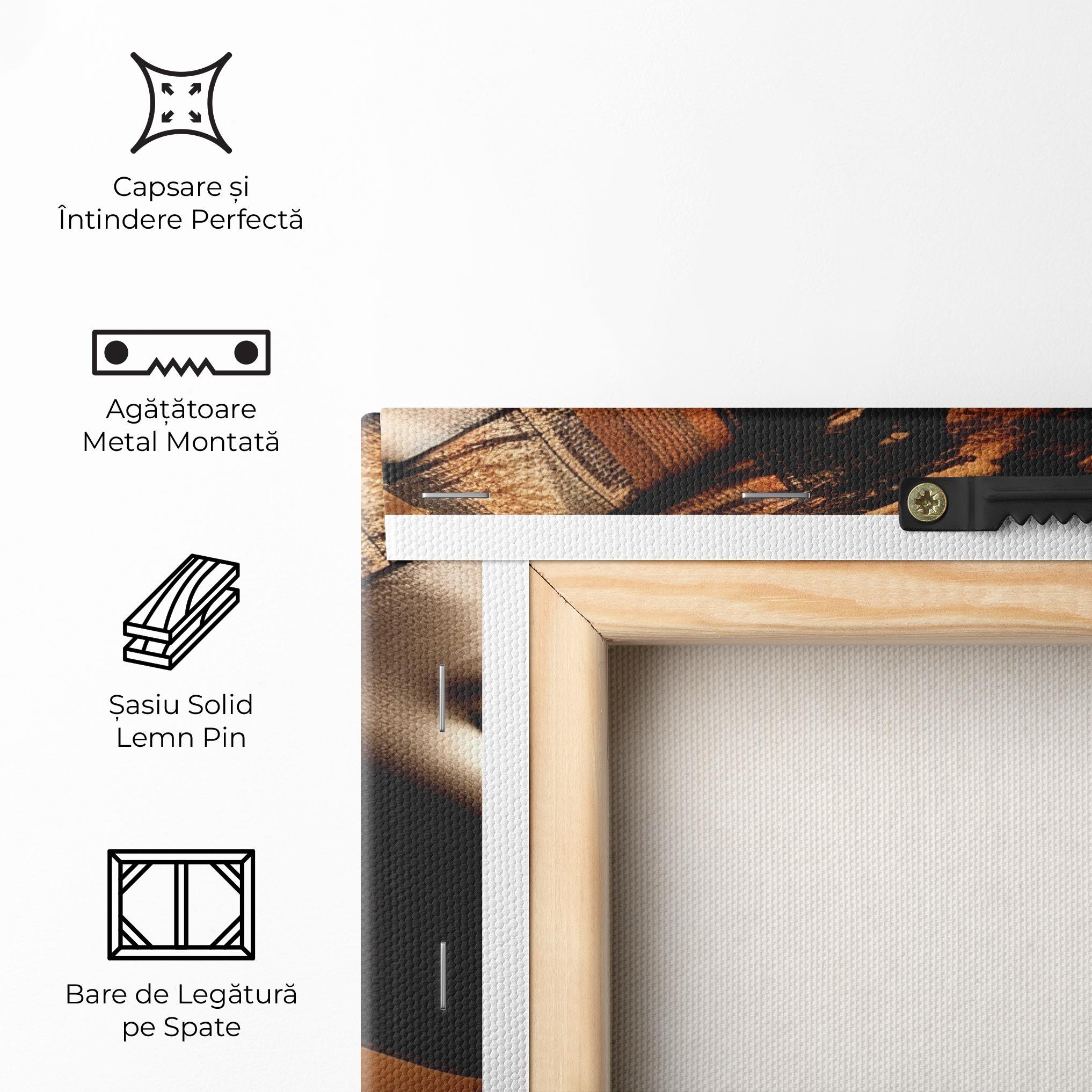 Tablou Canvas Interesting African Earrings mockup 5