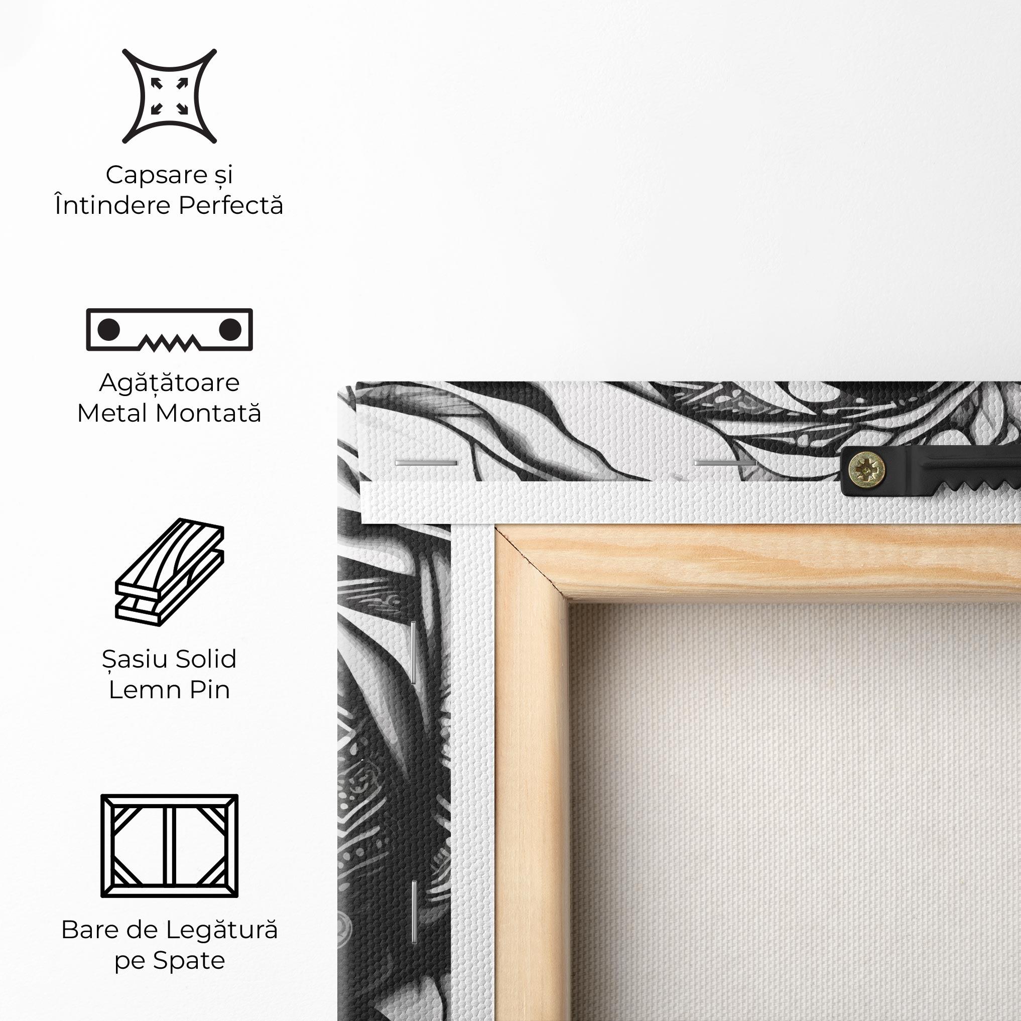 Tablou Canvas Pretty African Woman mockup 5