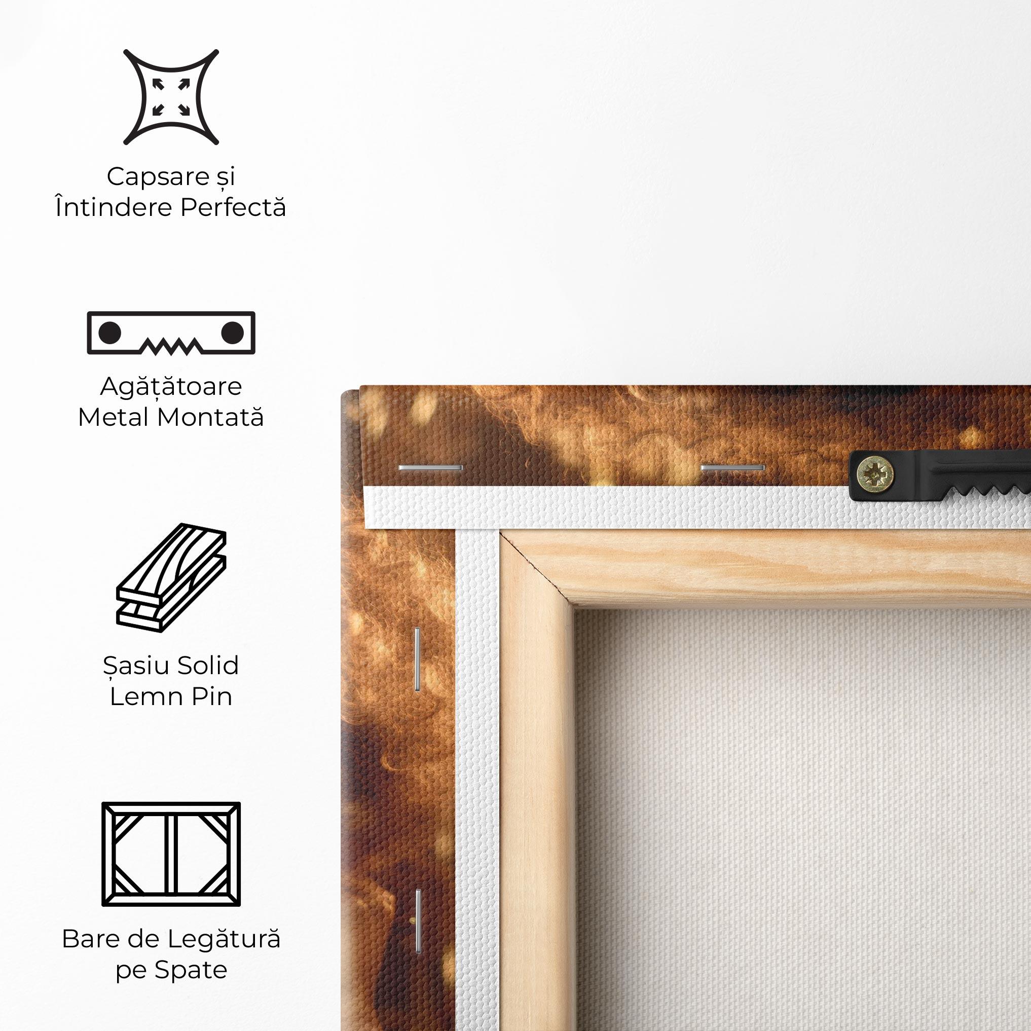 Tablou Canvas Radiant Bronze Goddess mockup 5