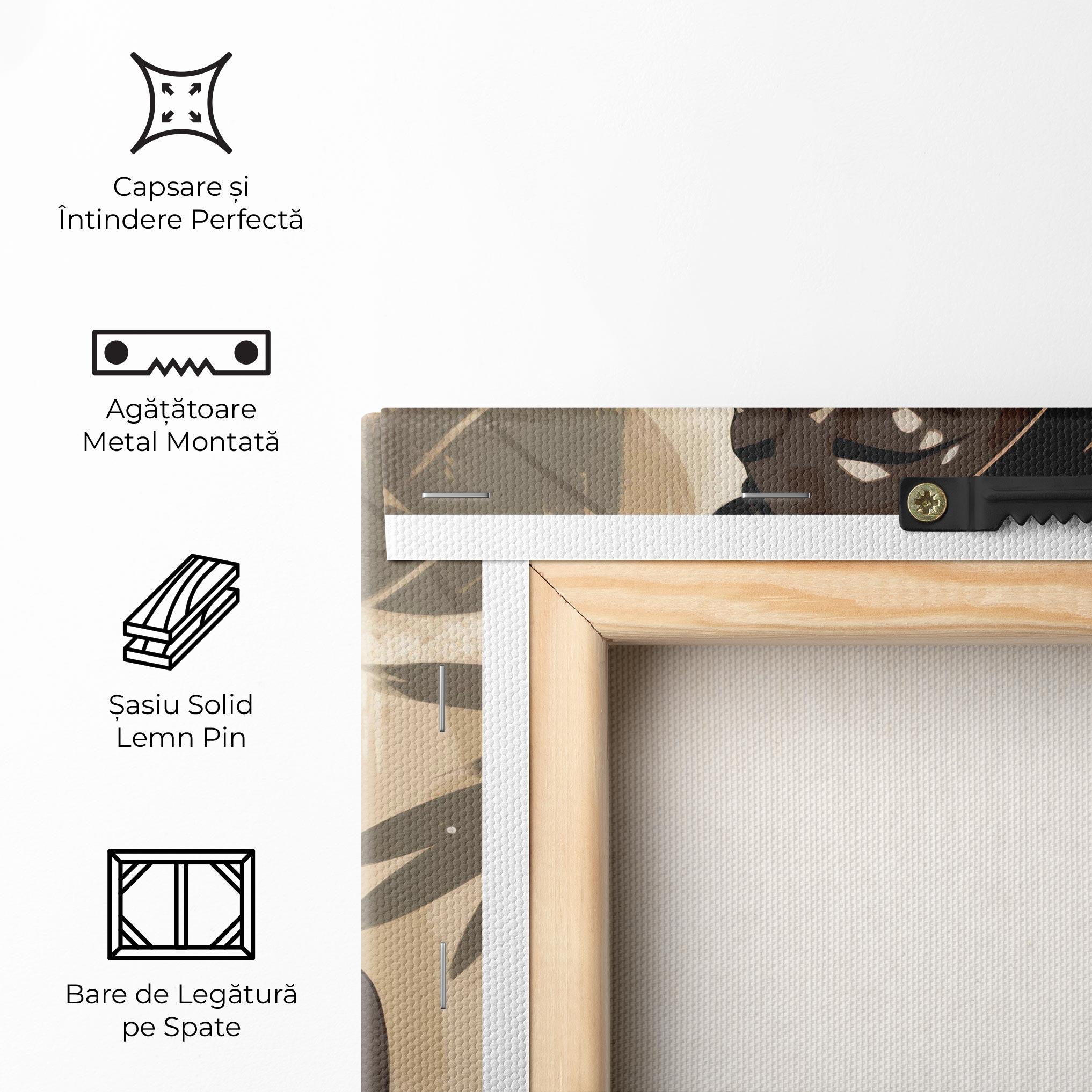 Tablou Canvas Wearing Necklace Graphic mockup 5