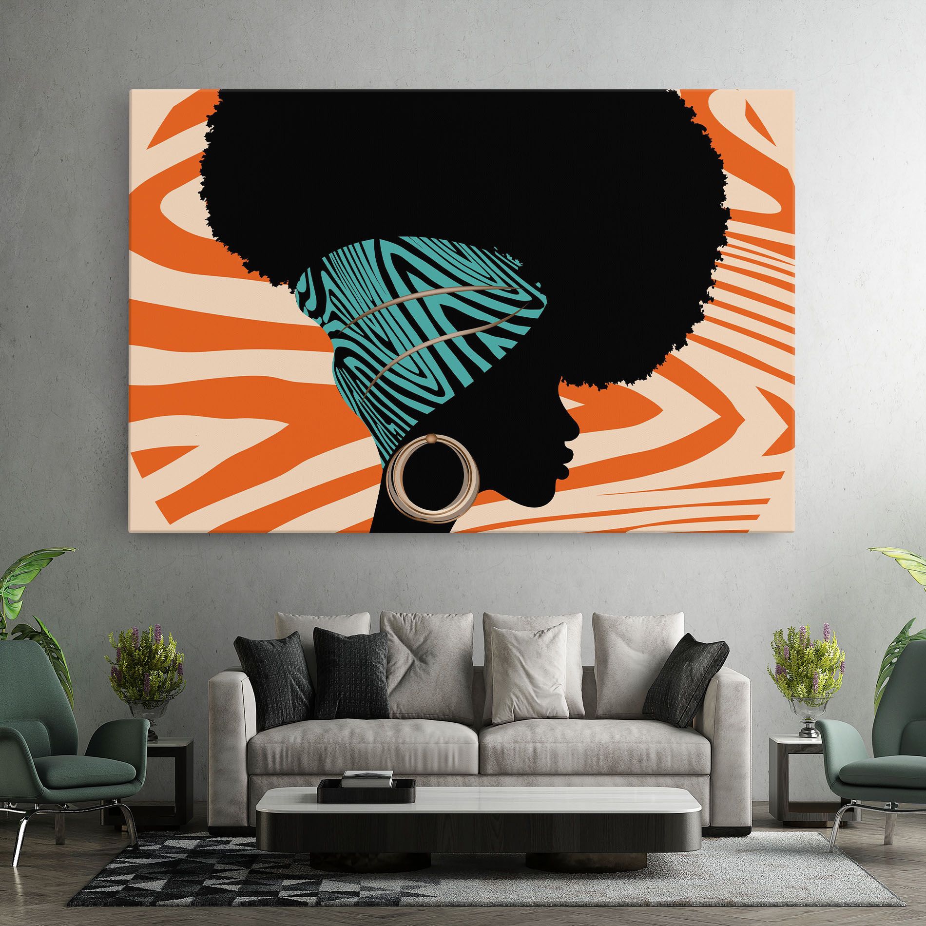 African Bandana mockup 7