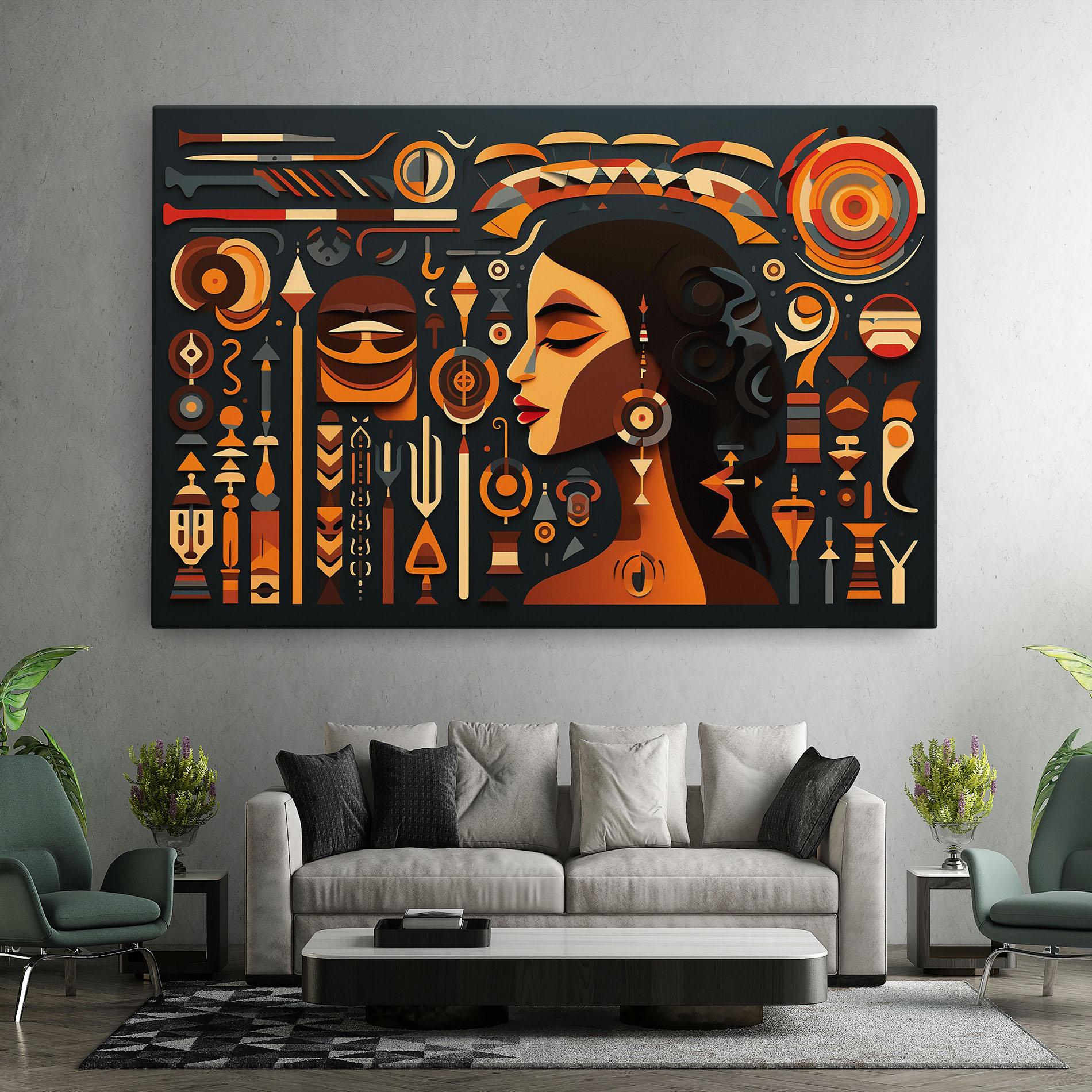 Tablou Canvas Old Cultural Elements mockup 7