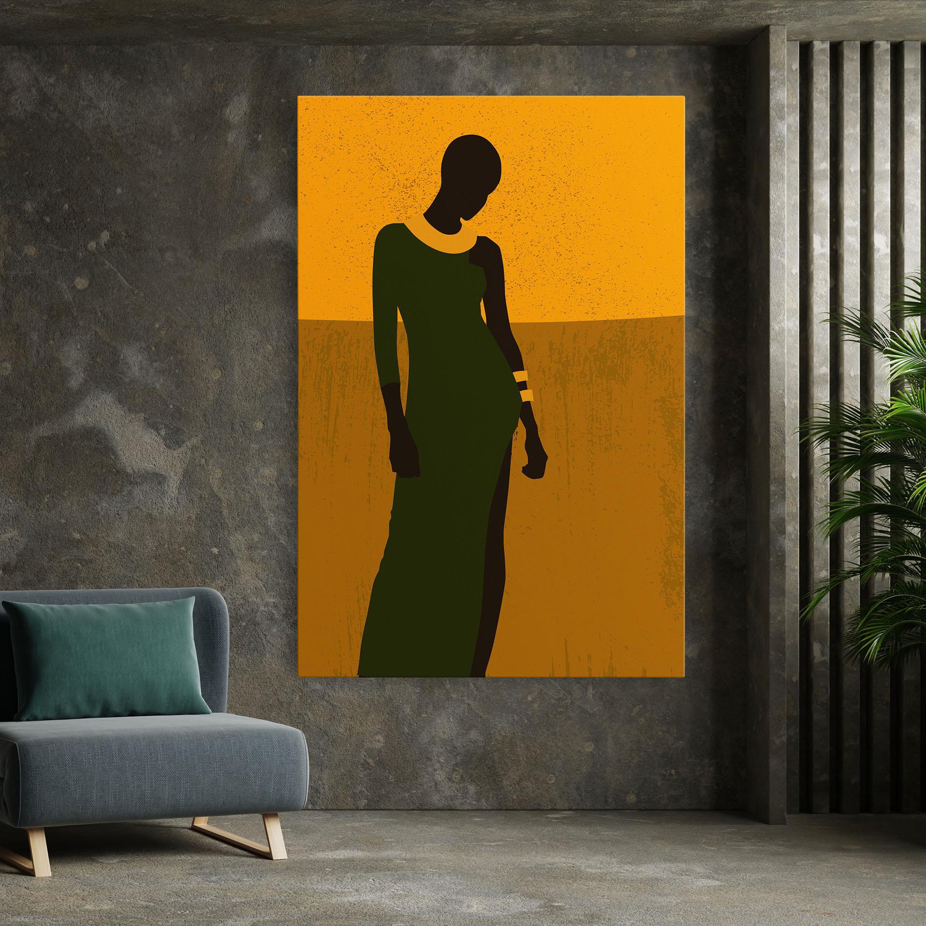 Tablou Canvas African Dress mockup 7