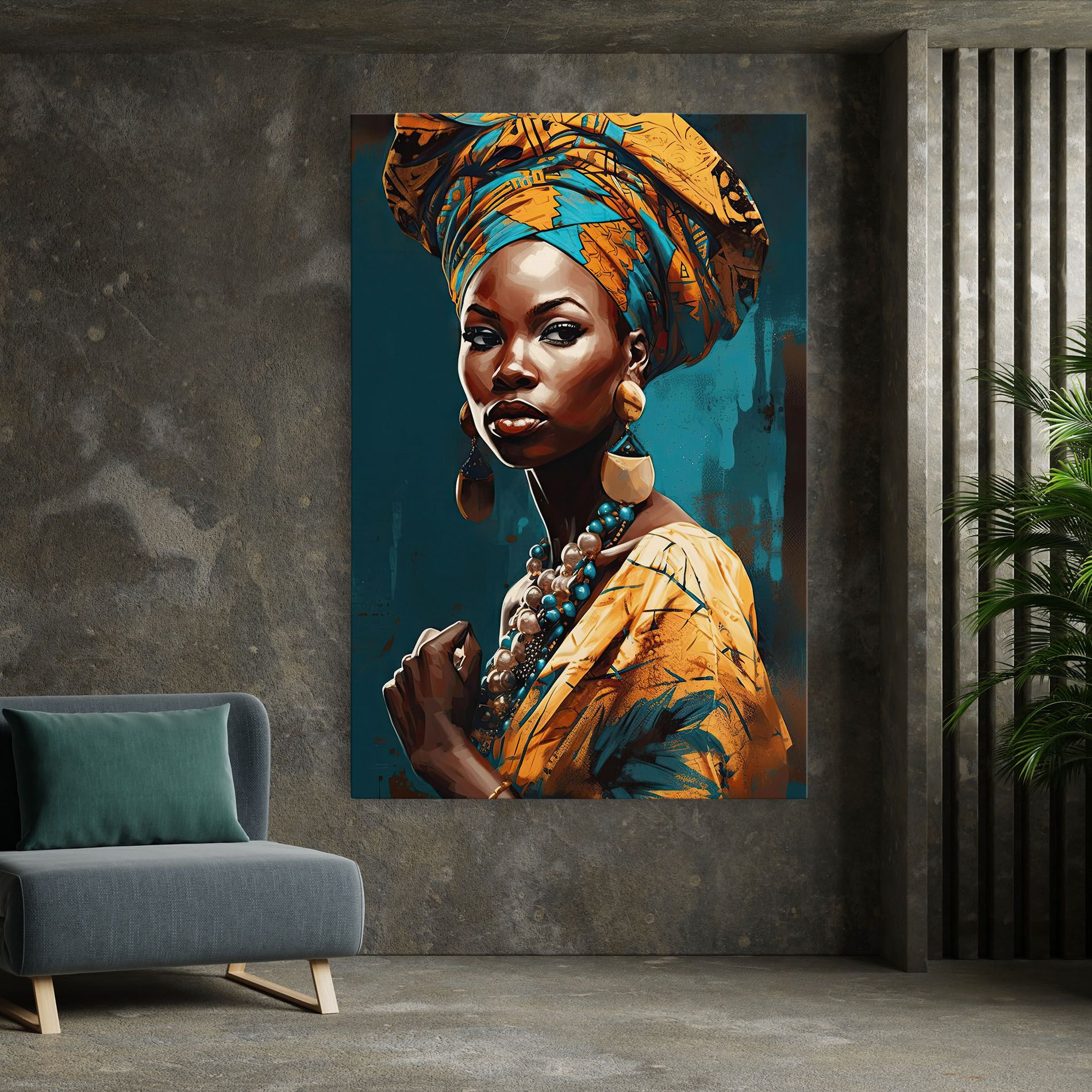 Azure Chic Woman mockup 7