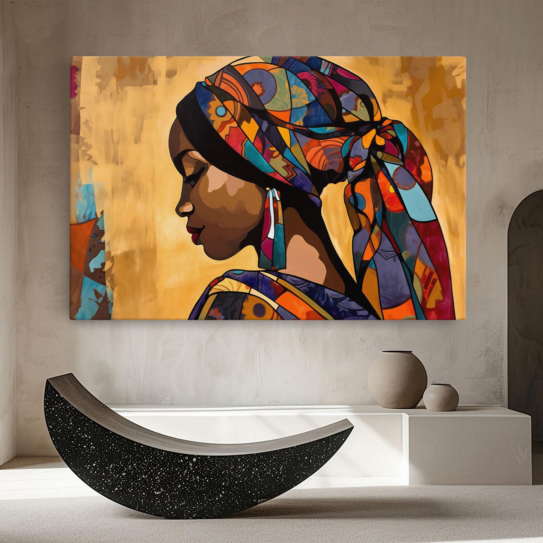 Tablou Canvas Headscarf Pretty Woman mockup 8