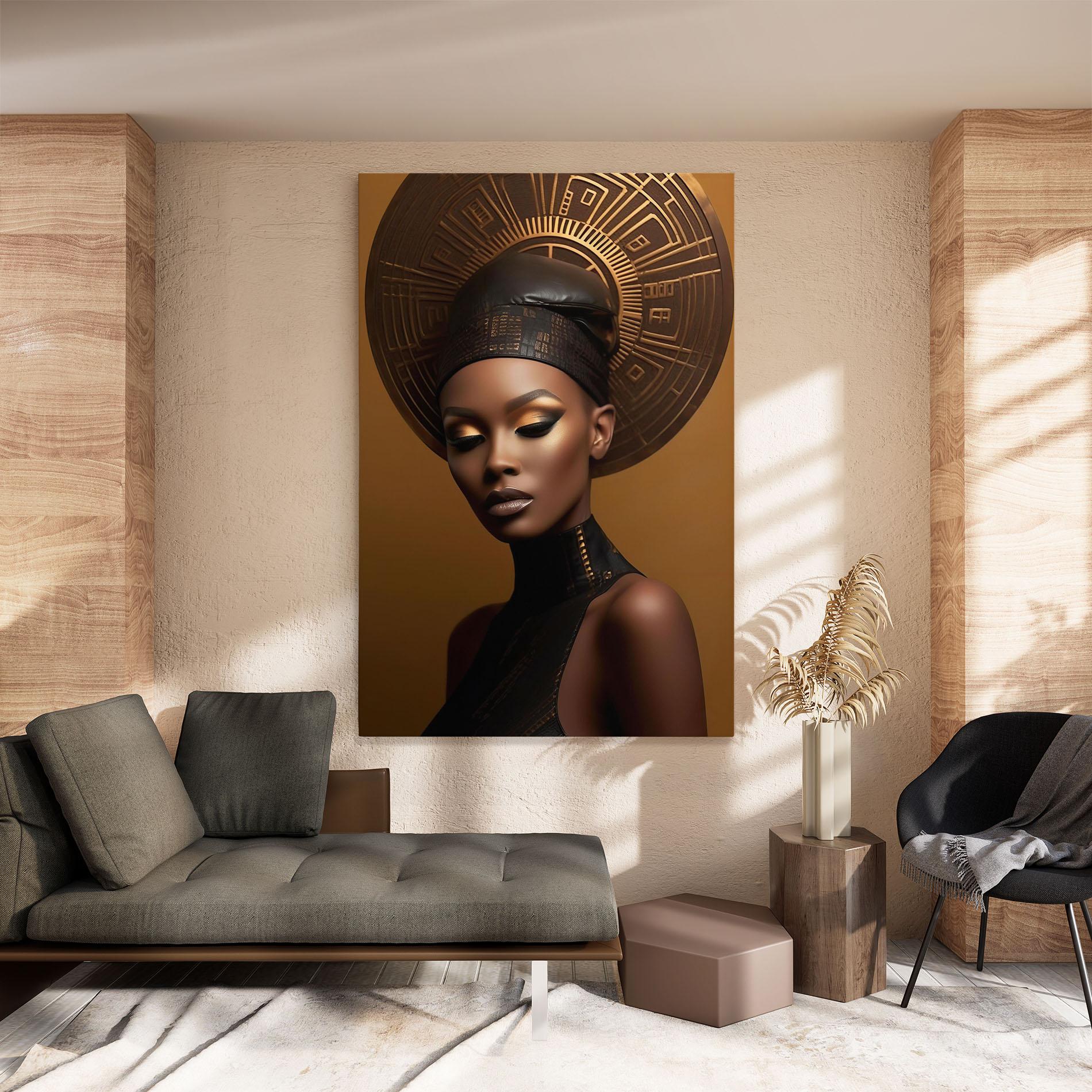 Tablou Canvas African Abstract Art mockup 8
