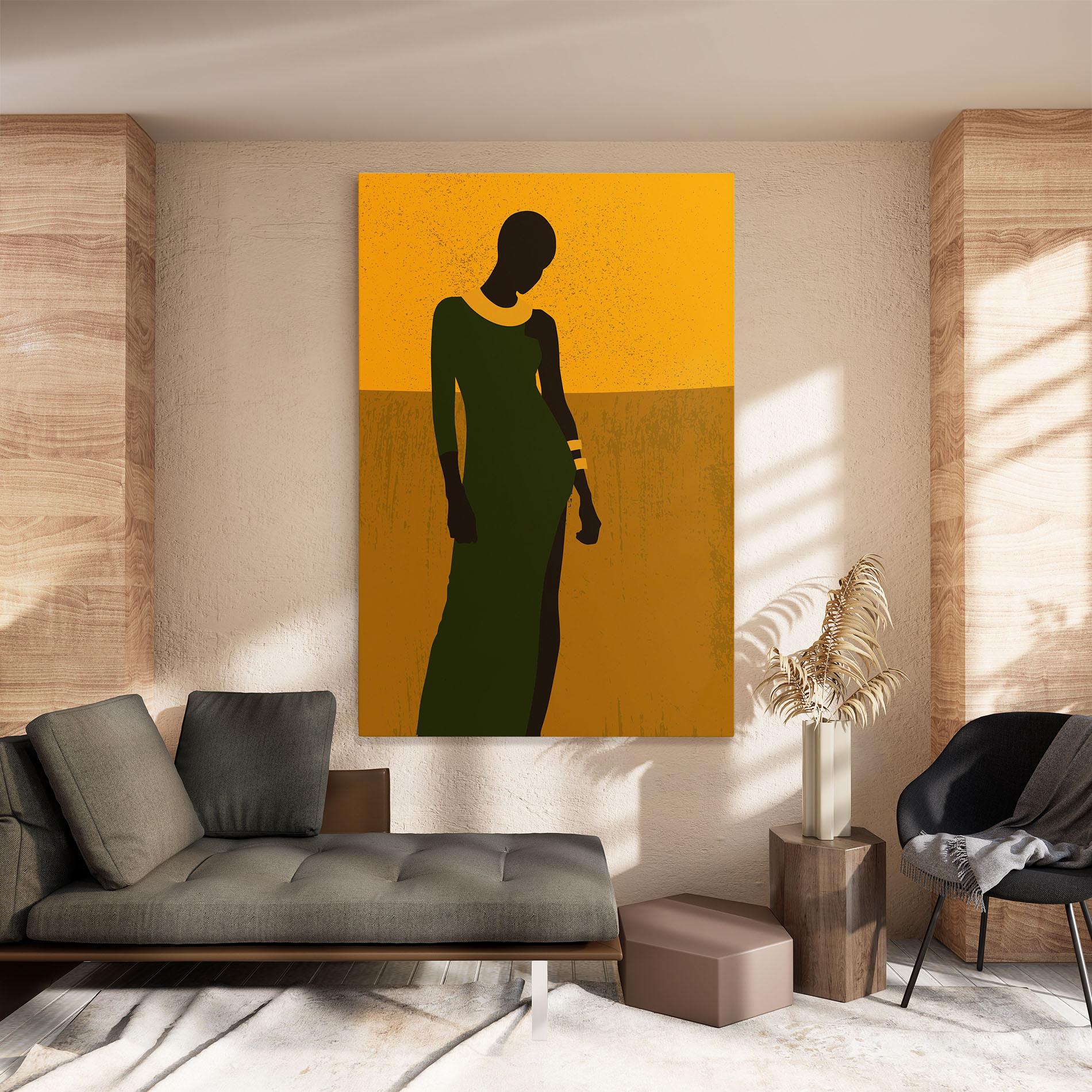 Tablou Canvas African Dress mockup 8