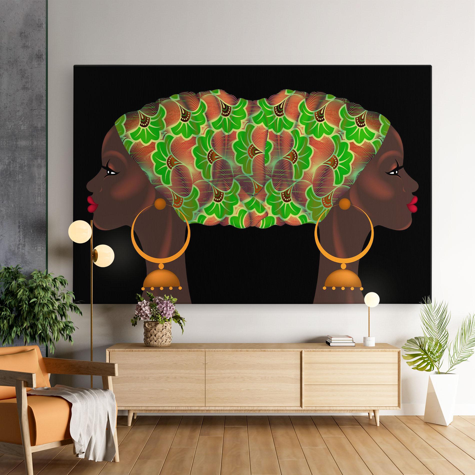 Tablou Canvas Ankara Headwrap mockup 9