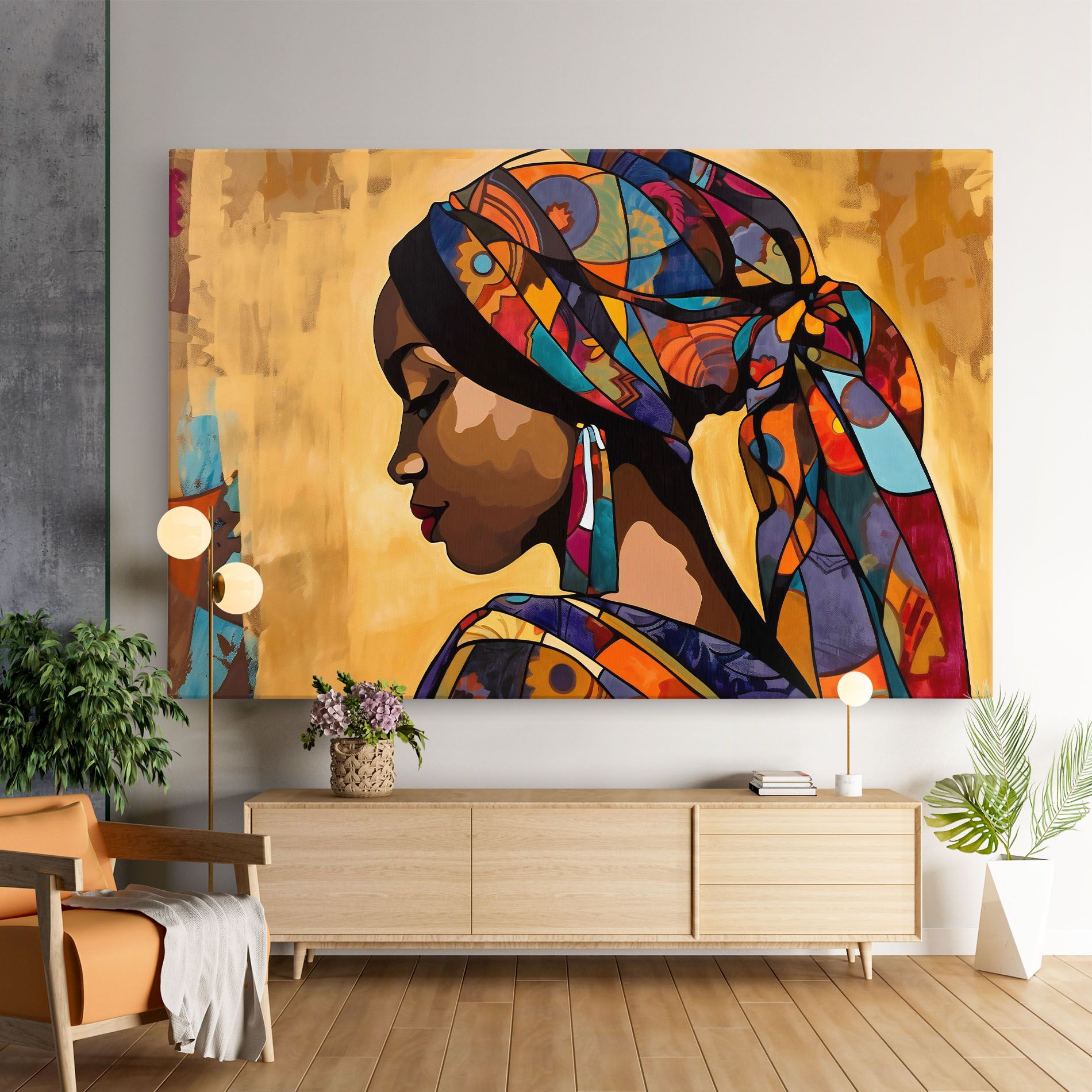 Headscarf Pretty Woman mockup 9