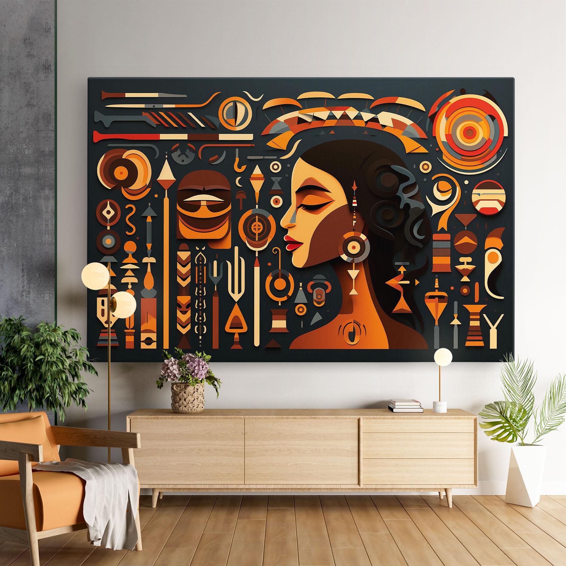 Tablou Canvas Old Cultural Elements mockup 9