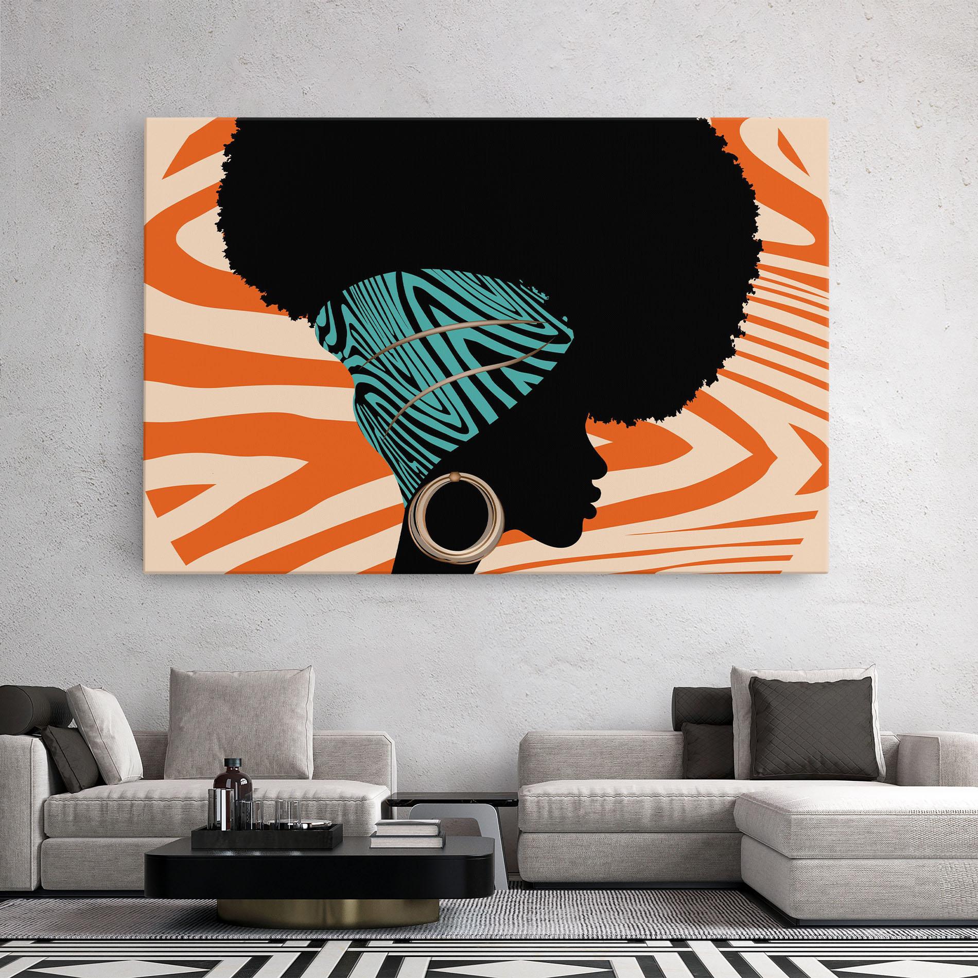 Tablou Canvas African Bandana mockup 2