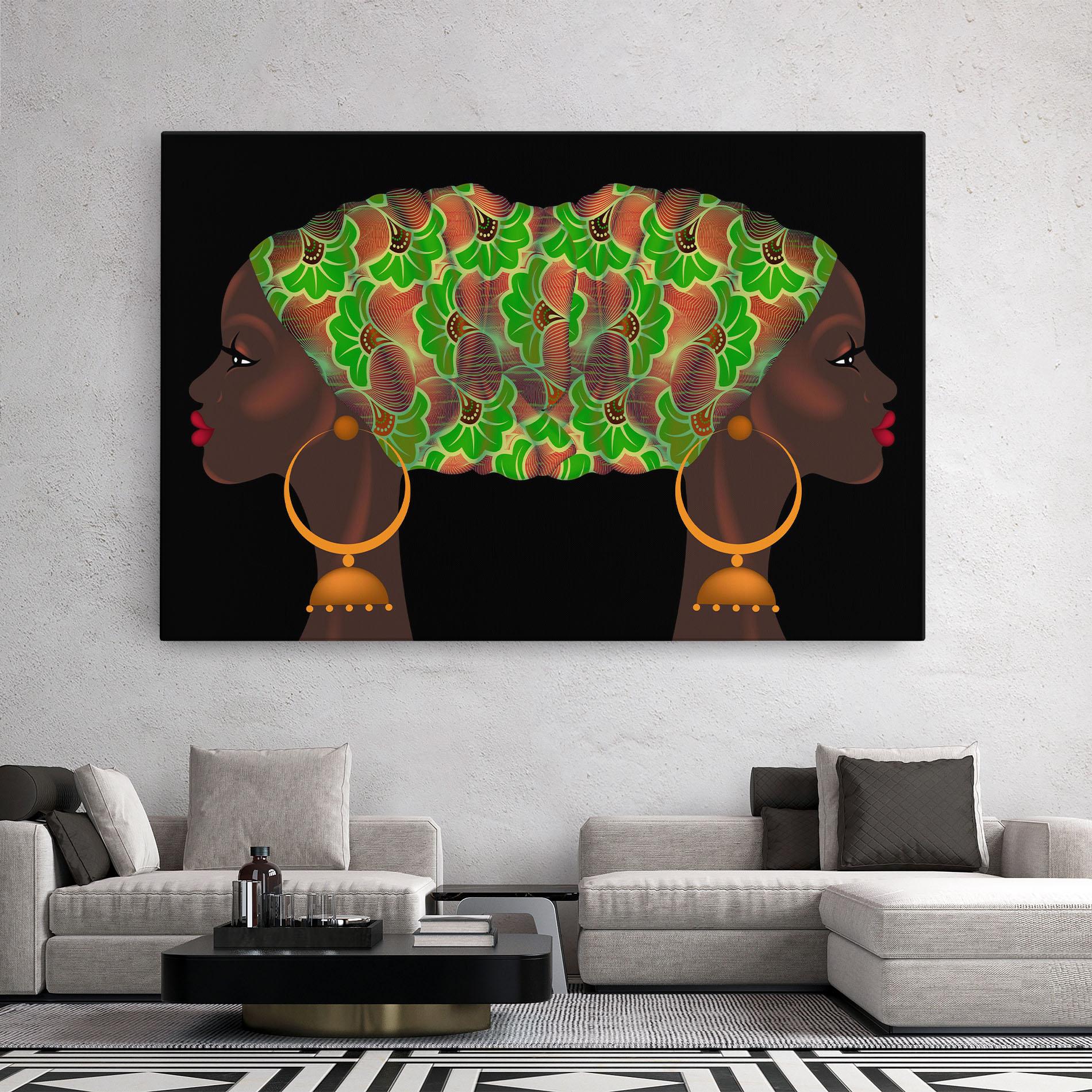 Tablou Canvas Ankara Headwrap mockup 2