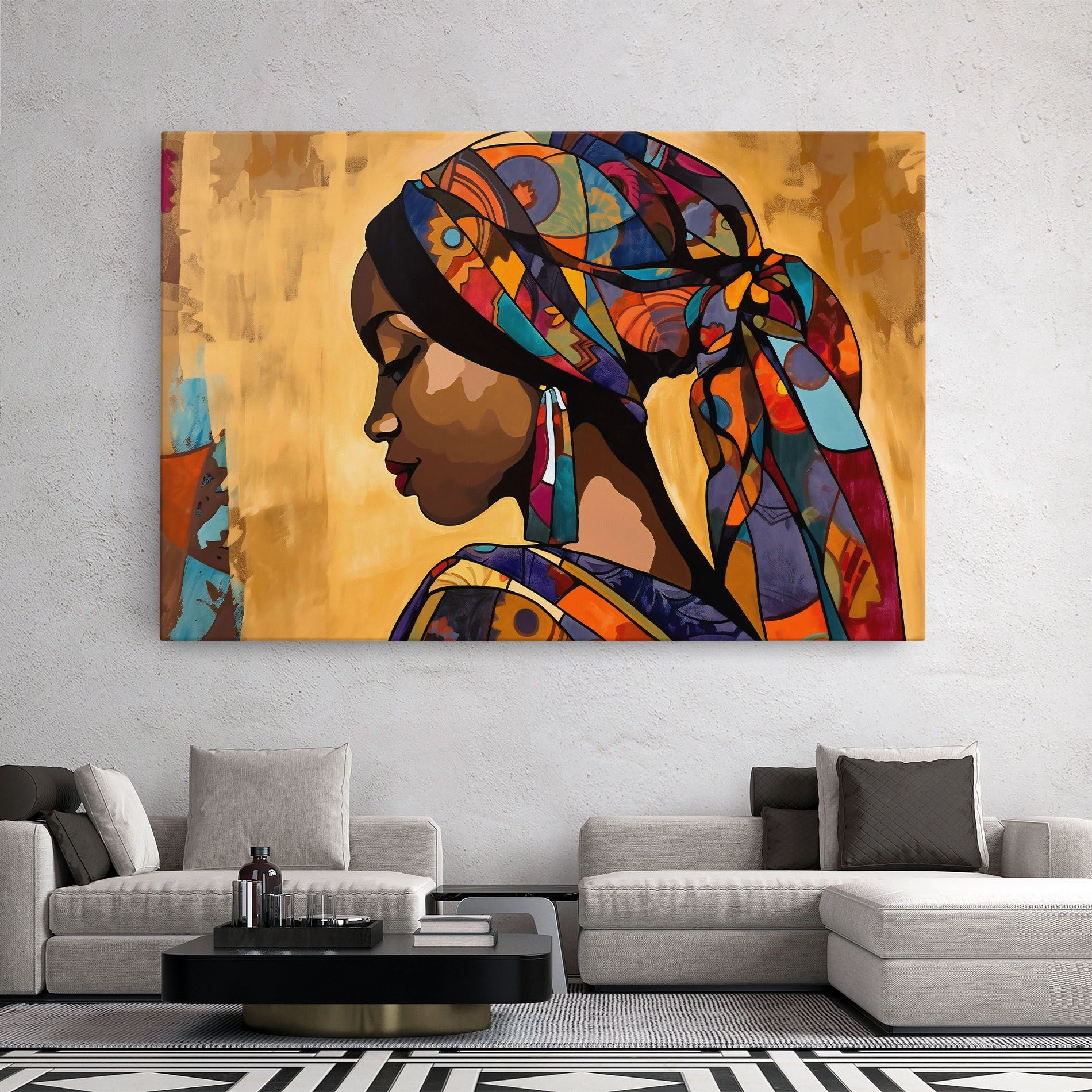 Headscarf Pretty Woman mockup 2