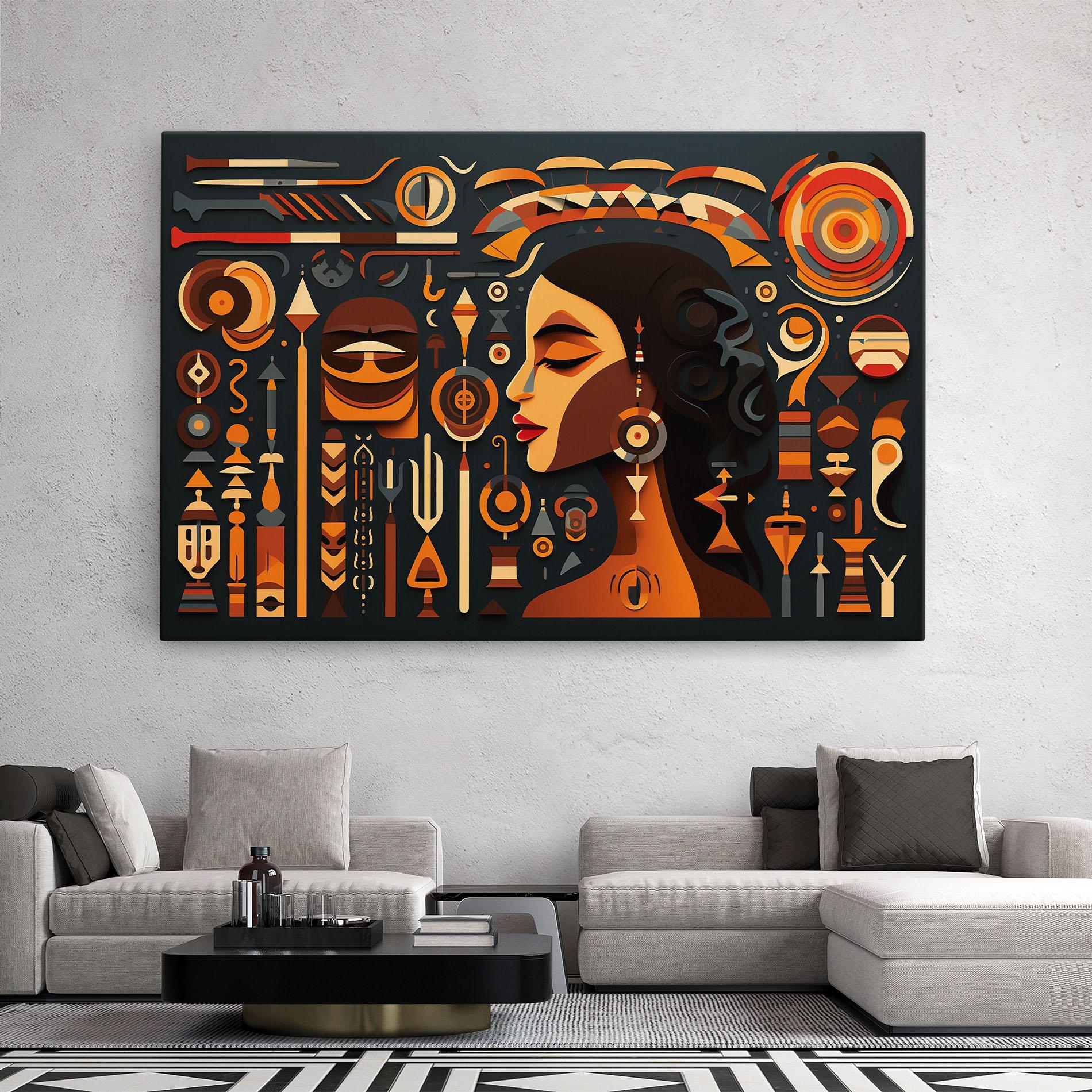 Tablou Canvas Old Cultural Elements mockup 2