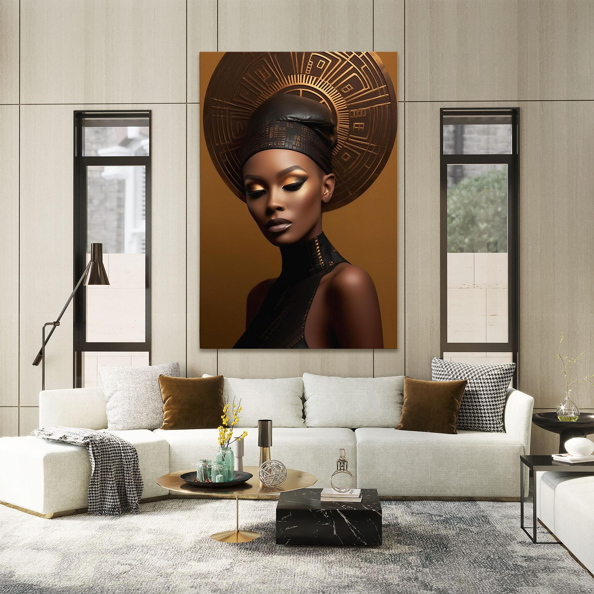 Tablou Canvas African Abstract Art mockup 2