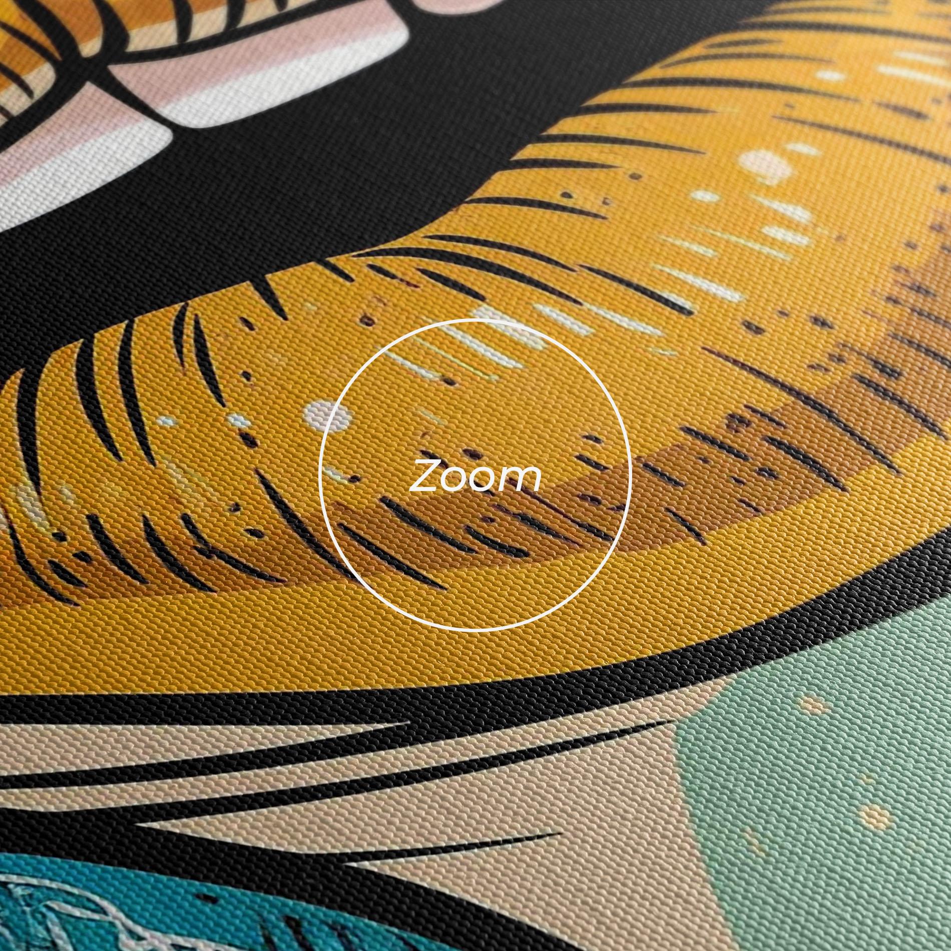 Tablou Canvas Comic Book Color Lips mockup 3