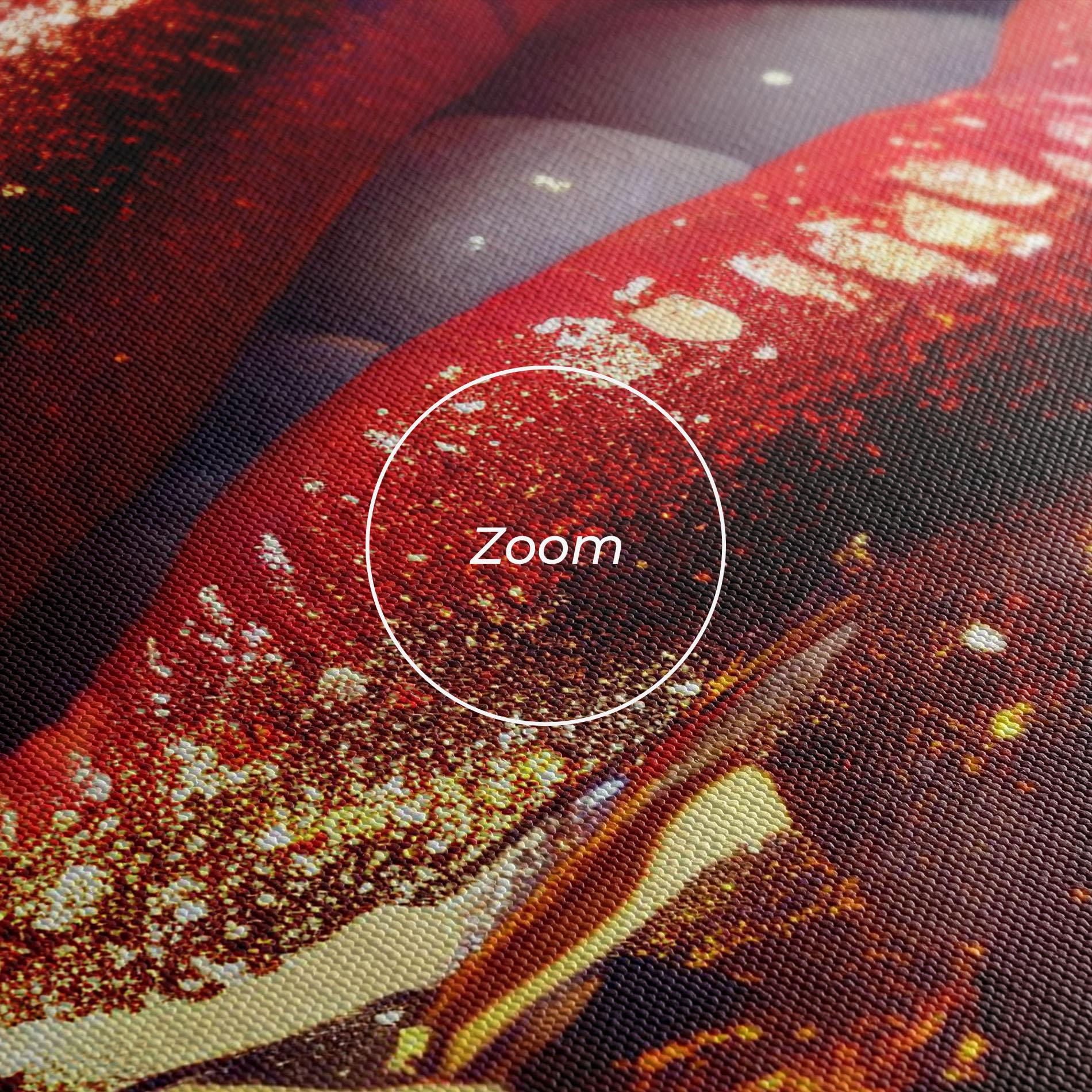 Tablou Canvas Gold Glitter Lips mockup 3