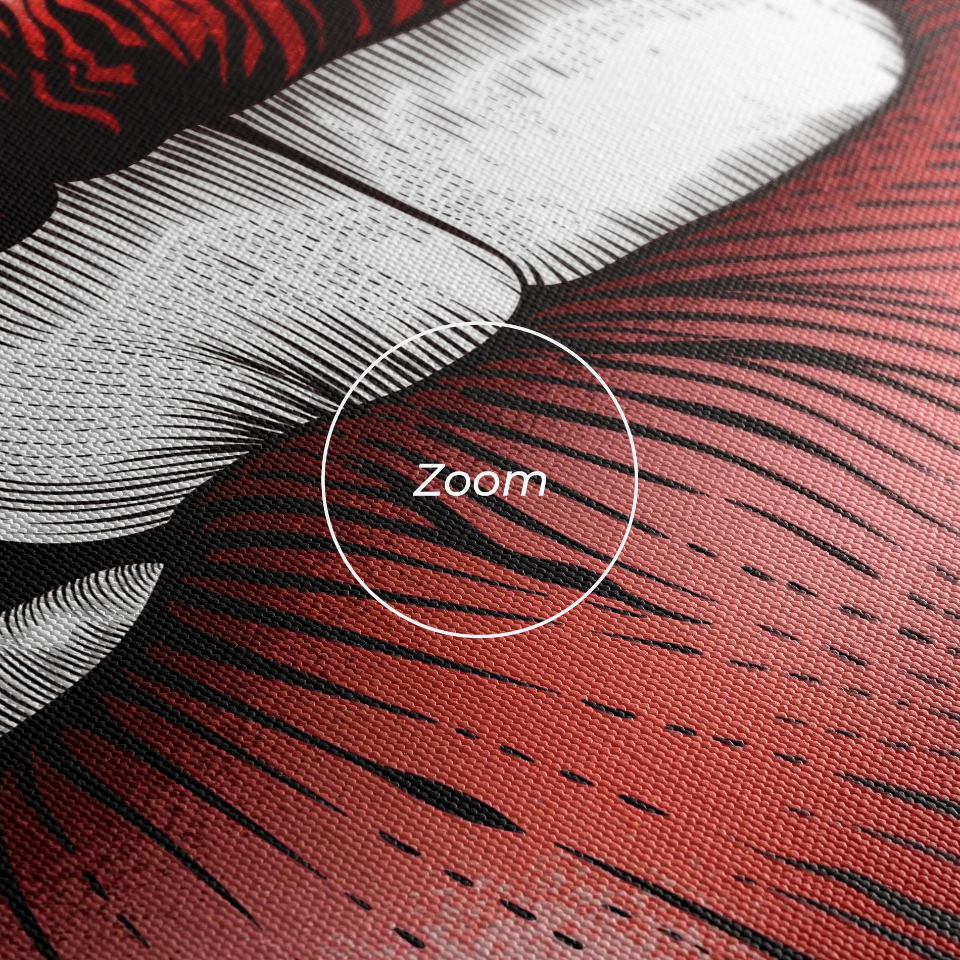 Tablou Canvas Lips Pop Artistic mockup 3