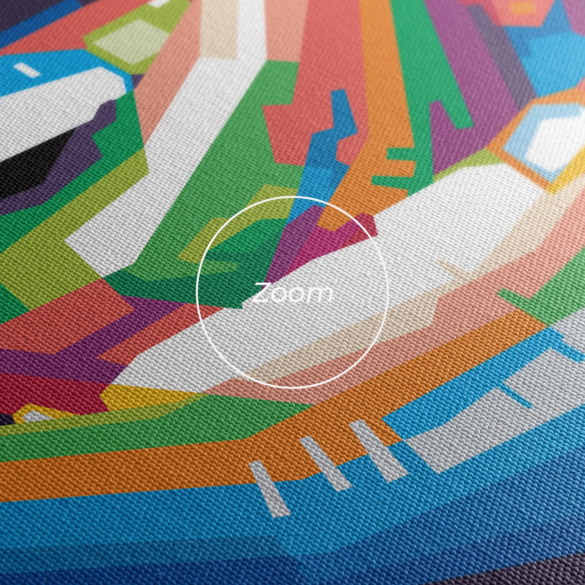 Tablou Canvas Lips Toungue mockup 3