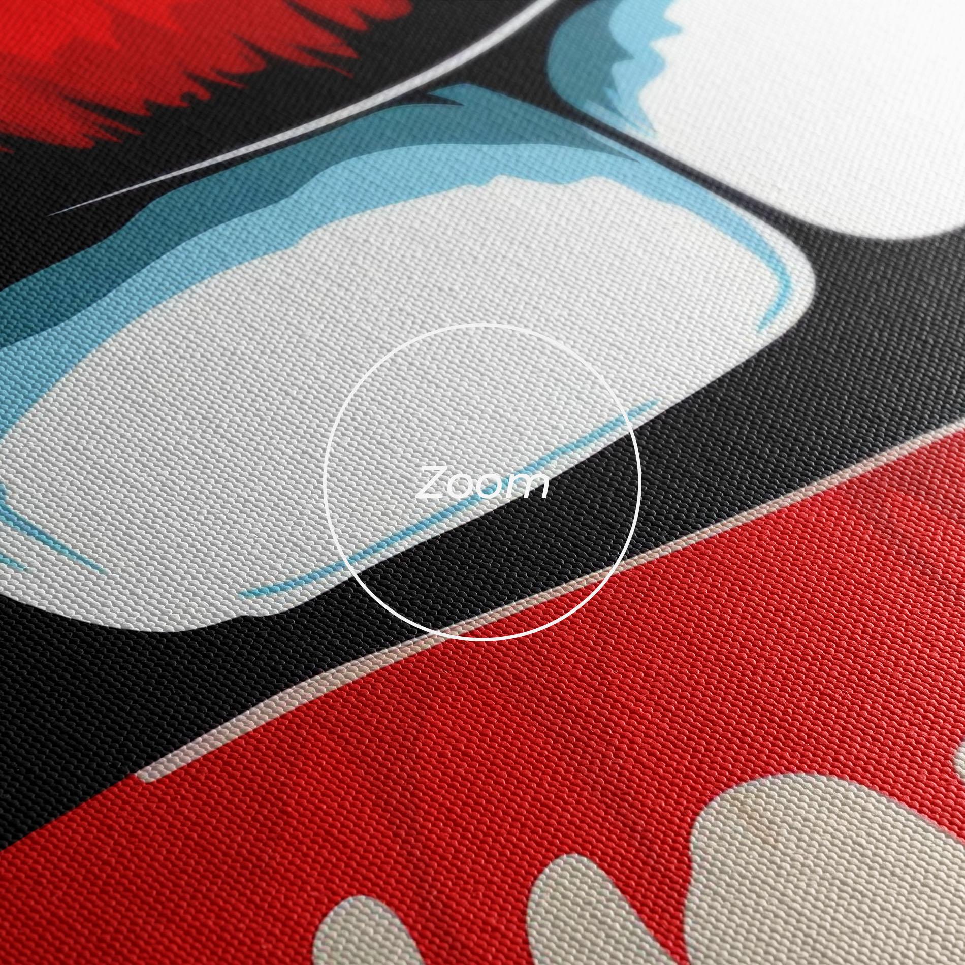 Tablou Canvas Pop Lips mockup 3