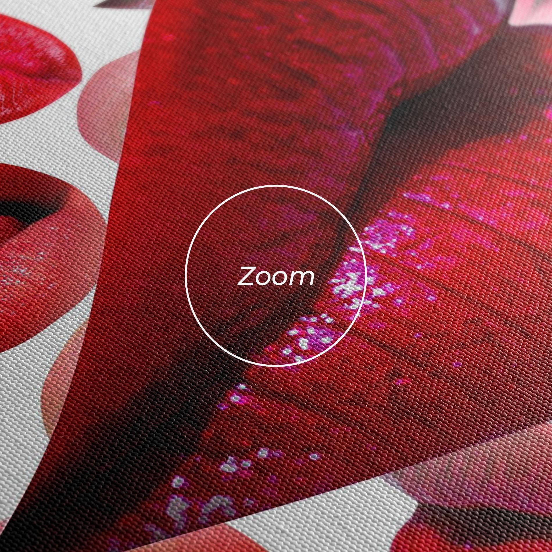 Tablou Canvas Red Lip Female mockup 3