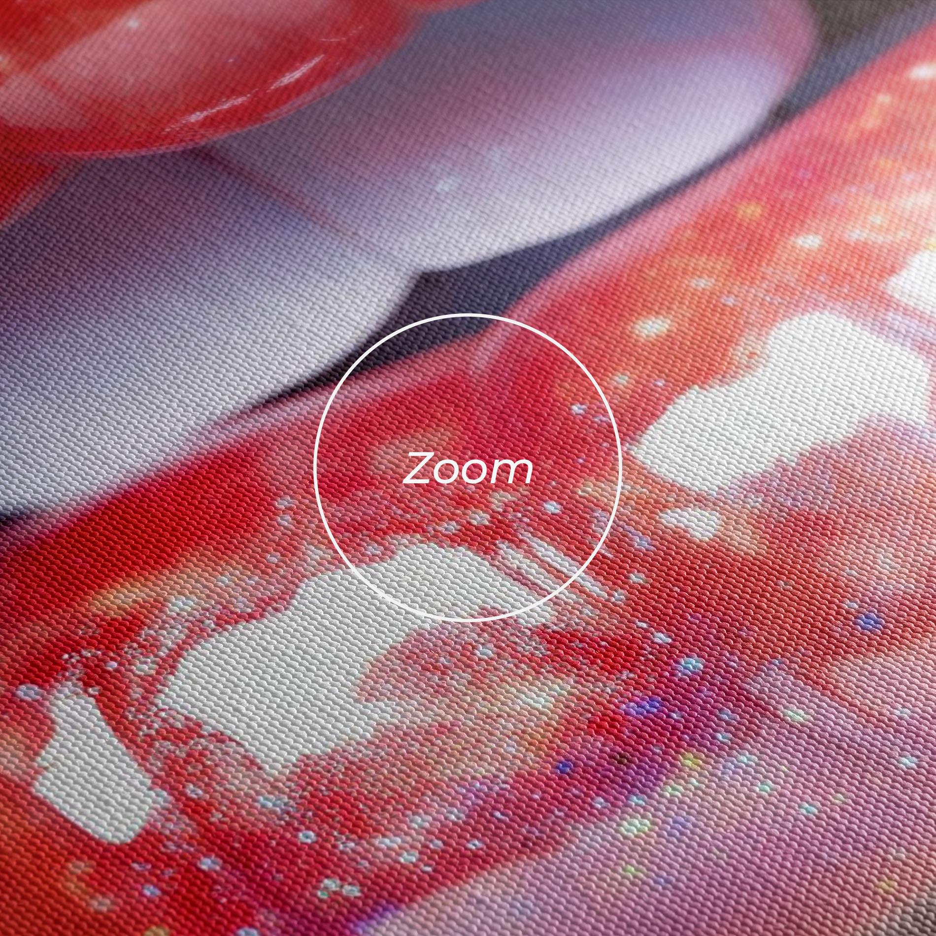 Tablou Canvas Red Pretty Lips mockup 3