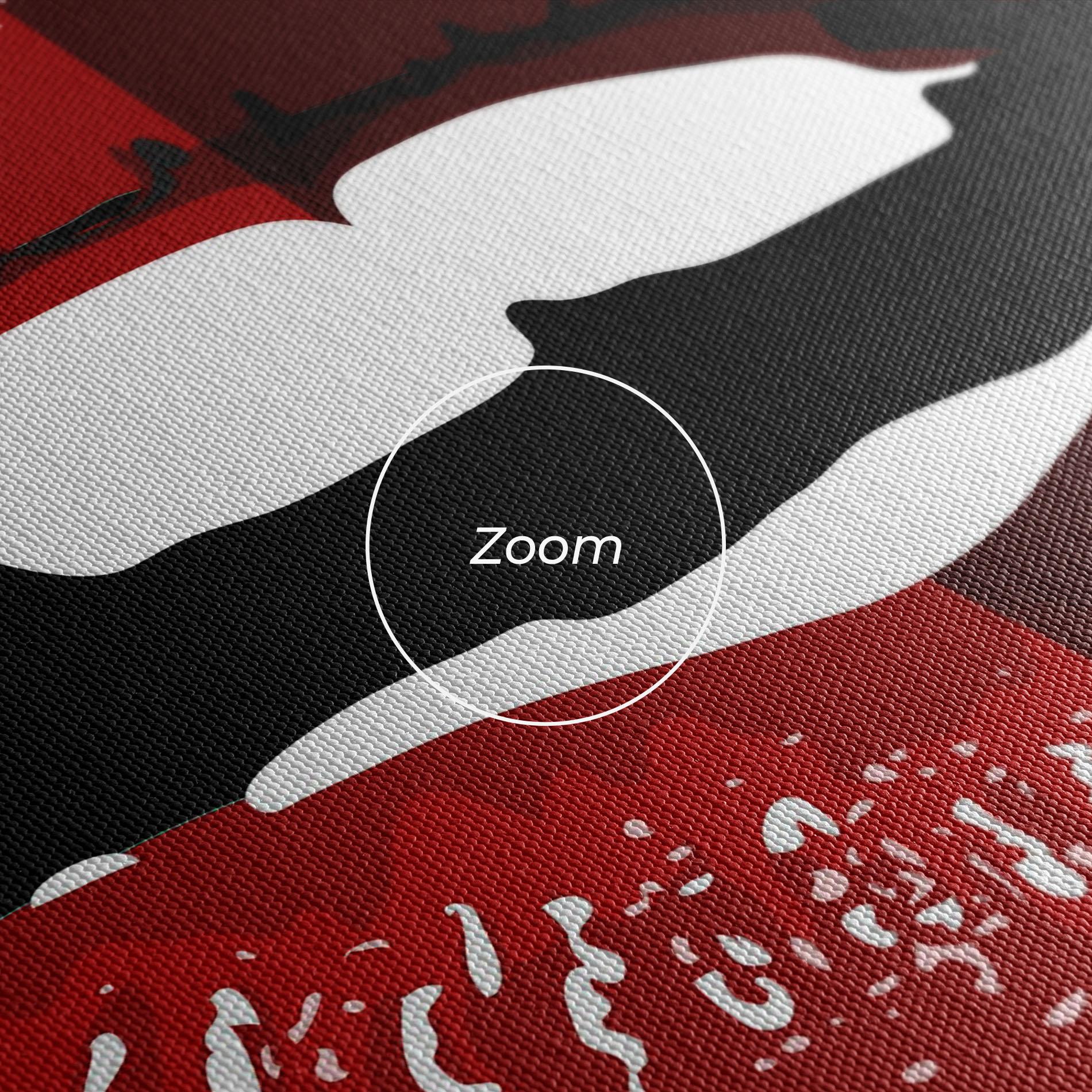 Tablou Canvas Red Shade Lips mockup 3