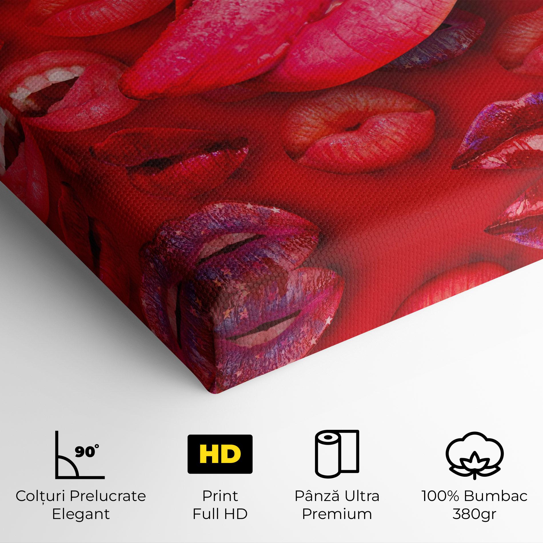 Tablou Canvas Big Tongue Collage mockup 4