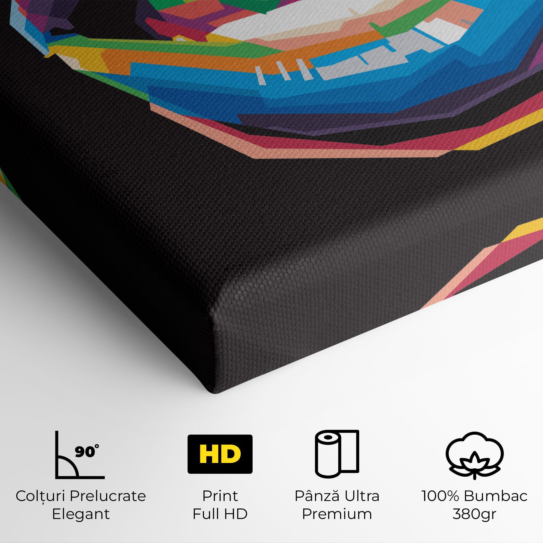 Tablou Canvas Lips Toungue mockup 4