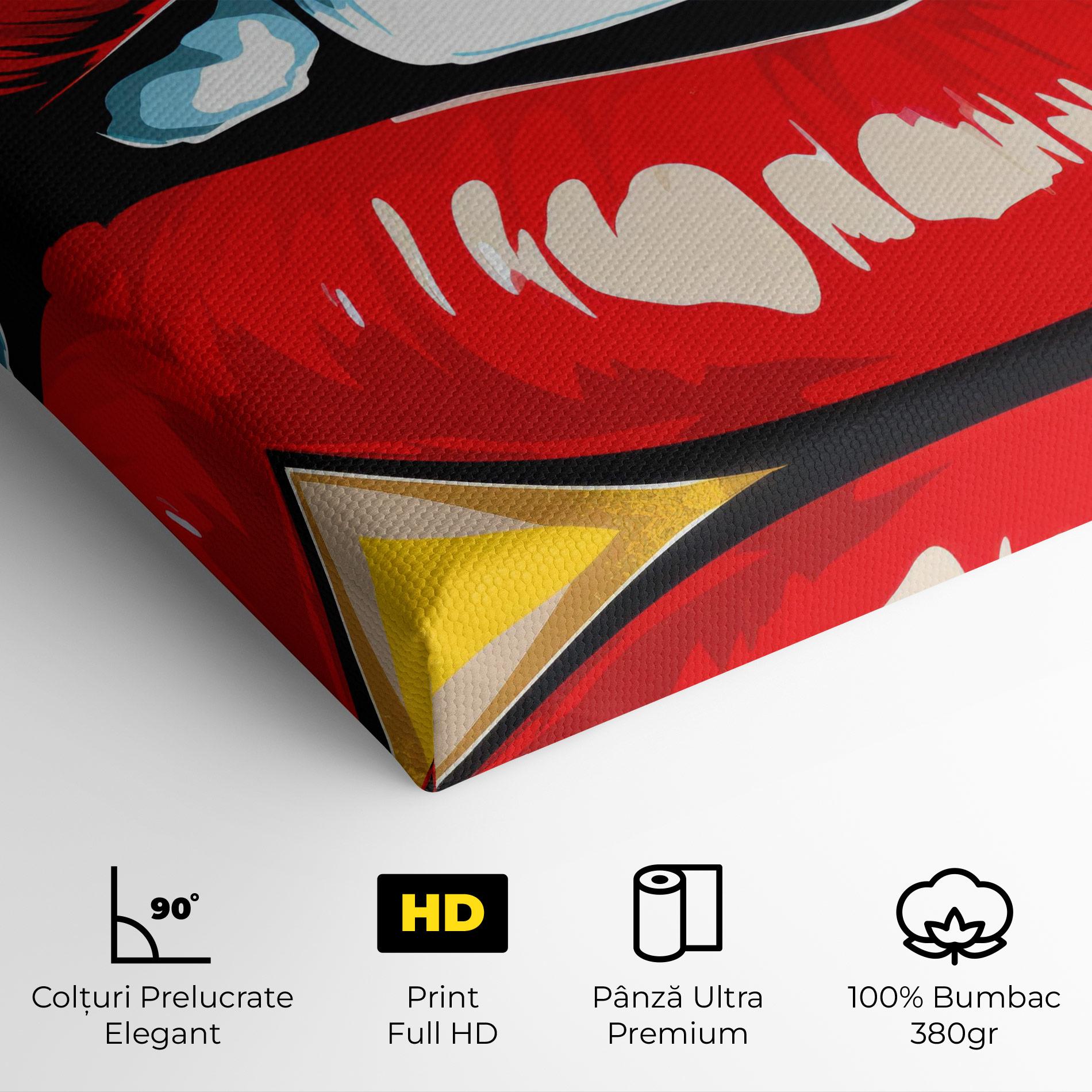 Tablou Canvas Pop Lips mockup 4