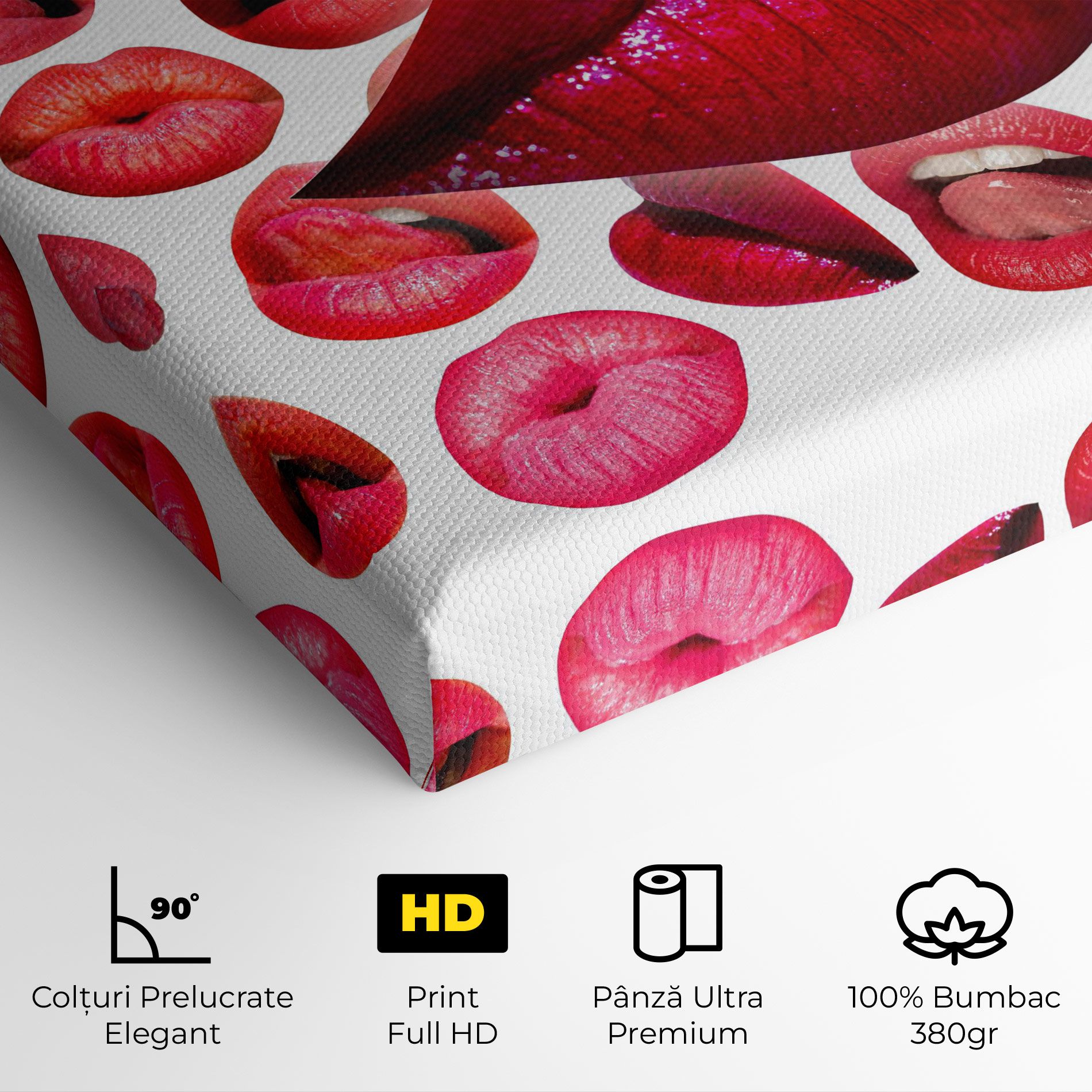 Red Lip Female mockup 4