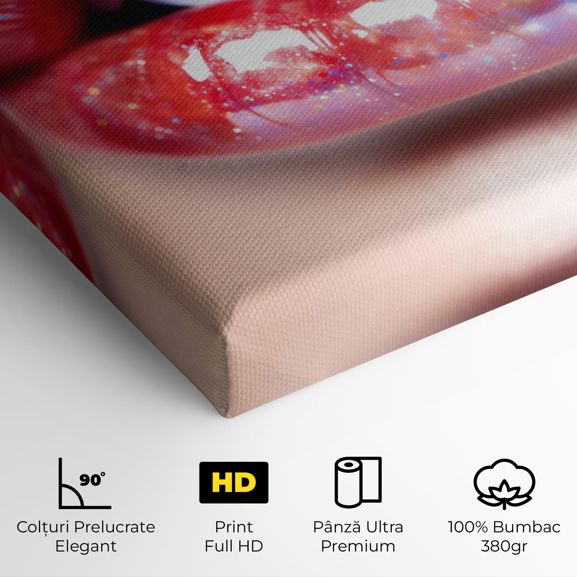Tablou Canvas Red Pretty Lips mockup 4
