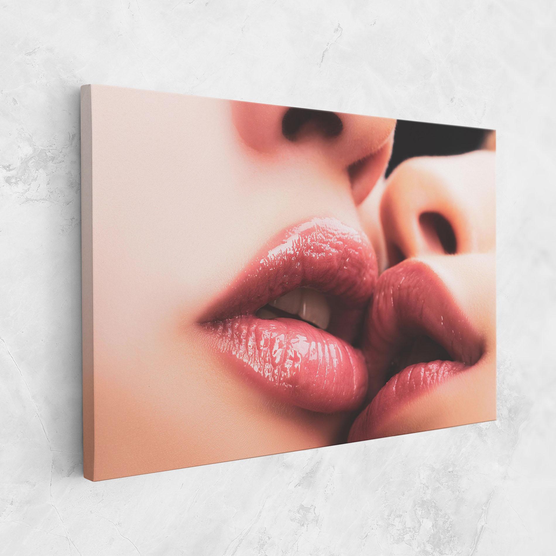 Tablou Canvas Beautiful Lips mockup 1