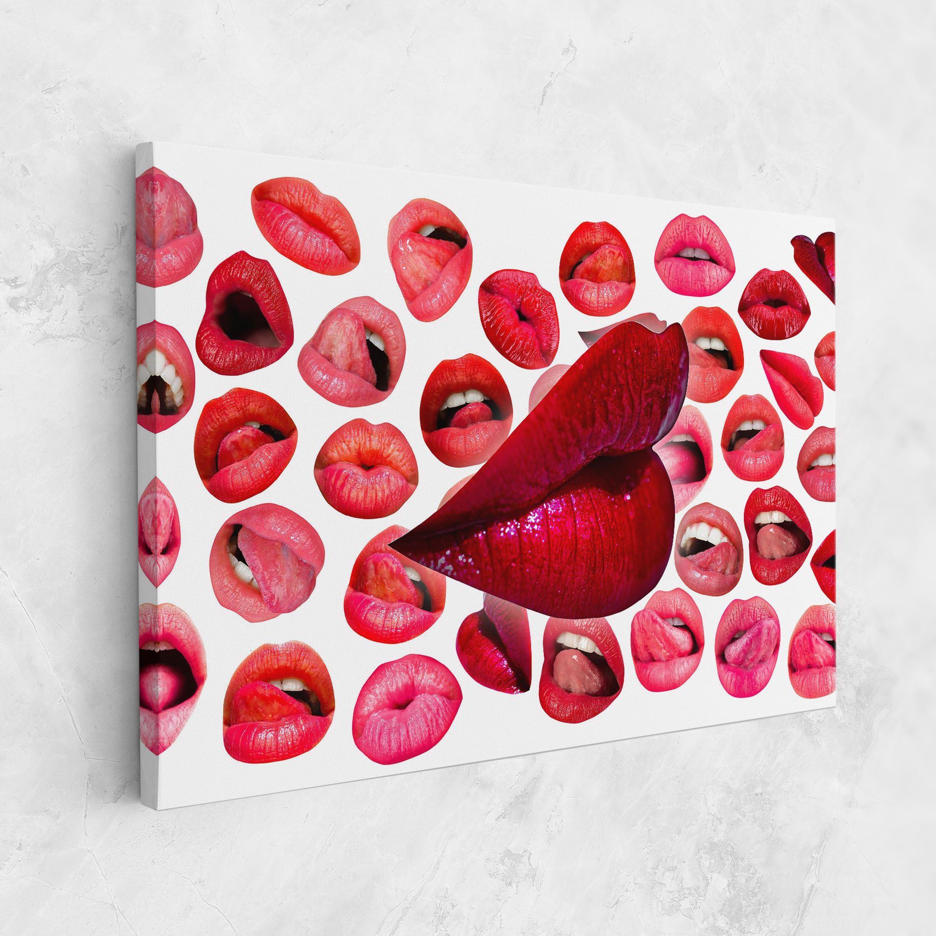 Red Lip Female mockup 1