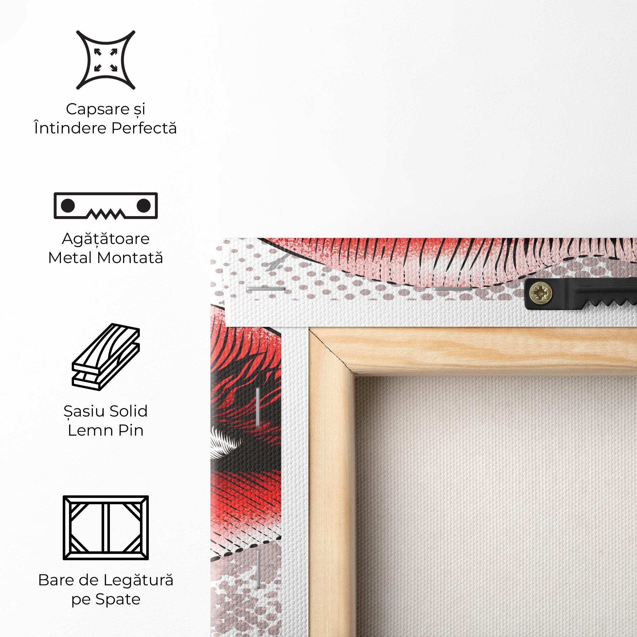 Tablou Canvas Lips Pop Artistic mockup 5