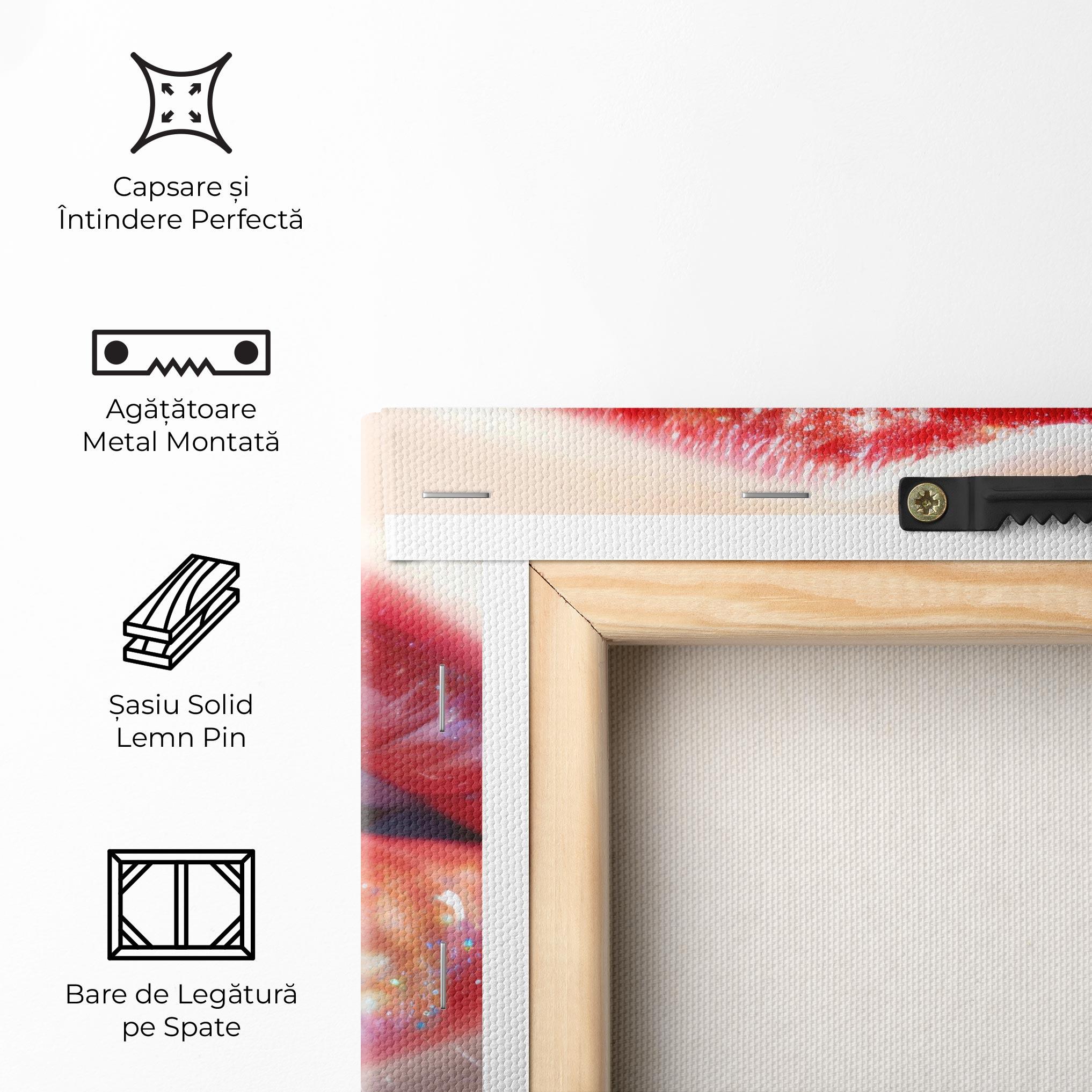 Tablou Canvas Red Pretty Lips mockup 5